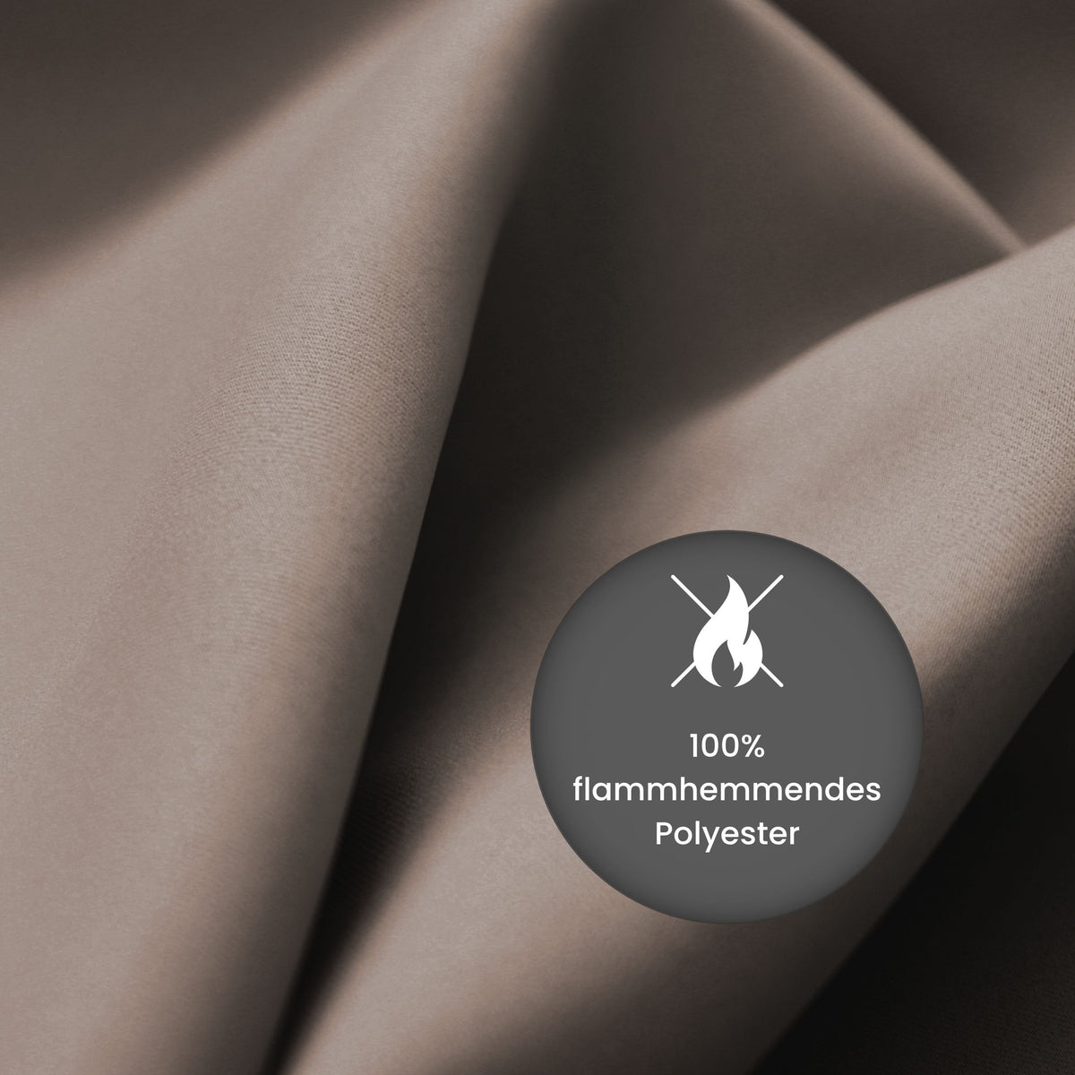 Rideau de l'appareil "rideau acoustique" beige gris viktoria