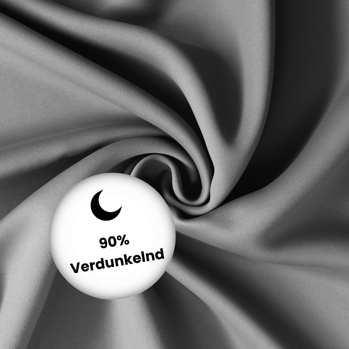 Verdunkelungsvorhang "Akustikvorhang" steingrau Viktoria