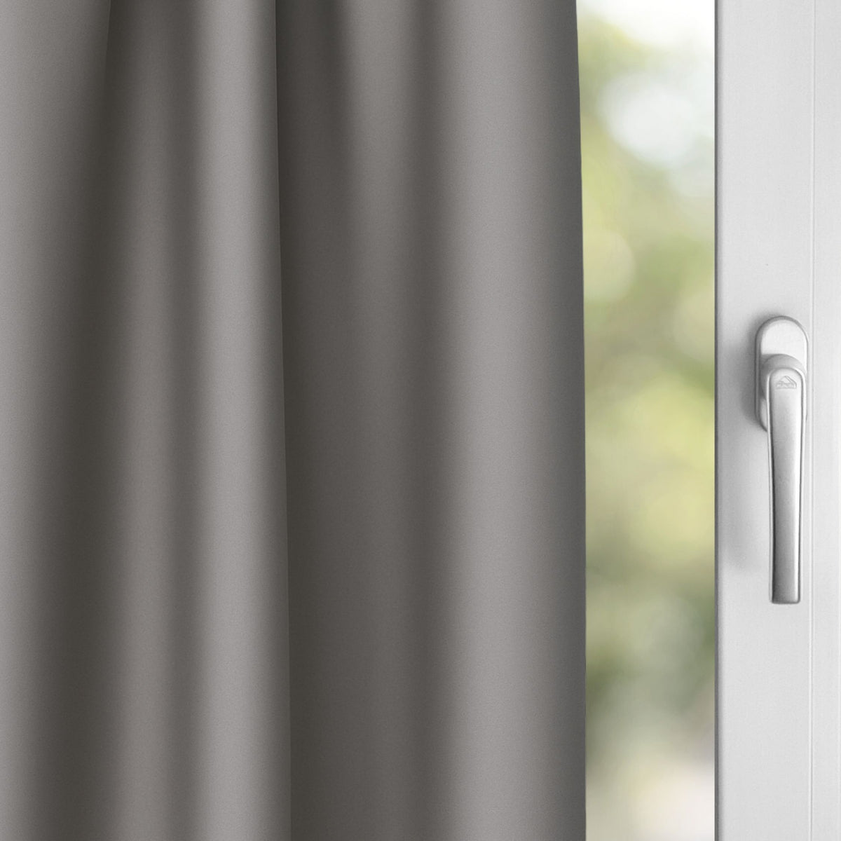 Verdunkelungsvorhang "Akustikvorhang" grau Viktoria