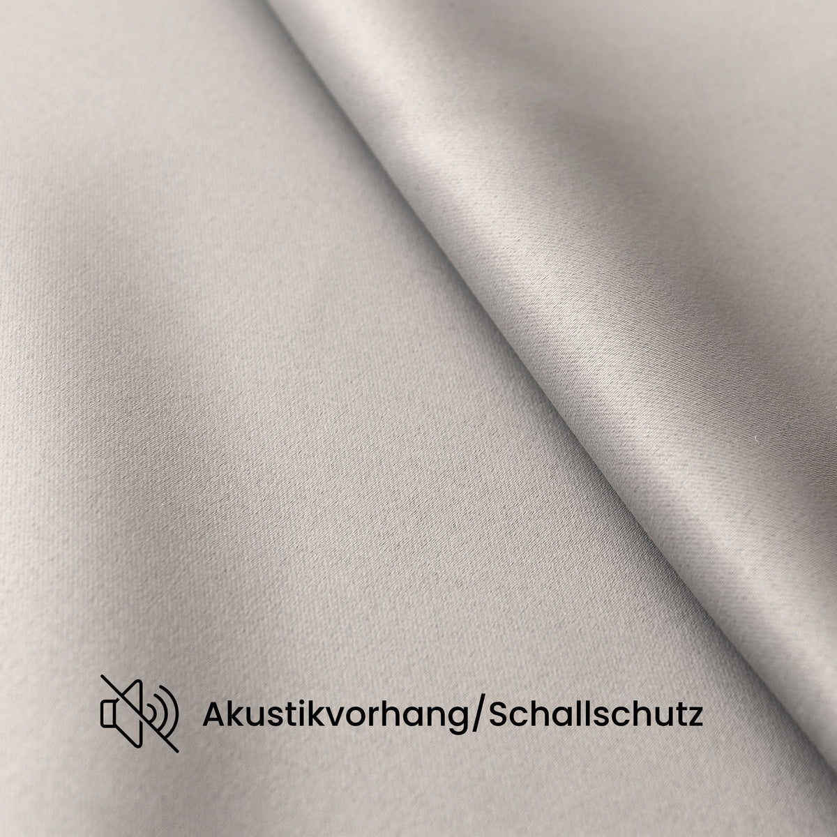 Verdunkelungsvorhang "Akustikvorhang" helltaupe Viktoria