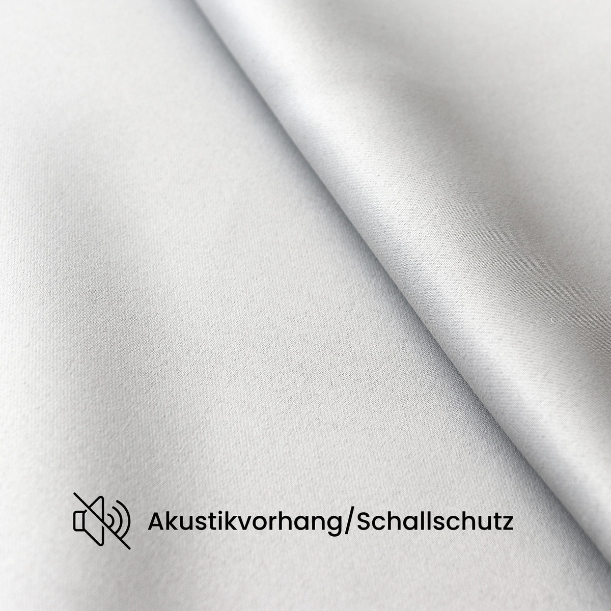Verdunkelungsvorhang "Akustikvorhang" kieselgrau Viktoria