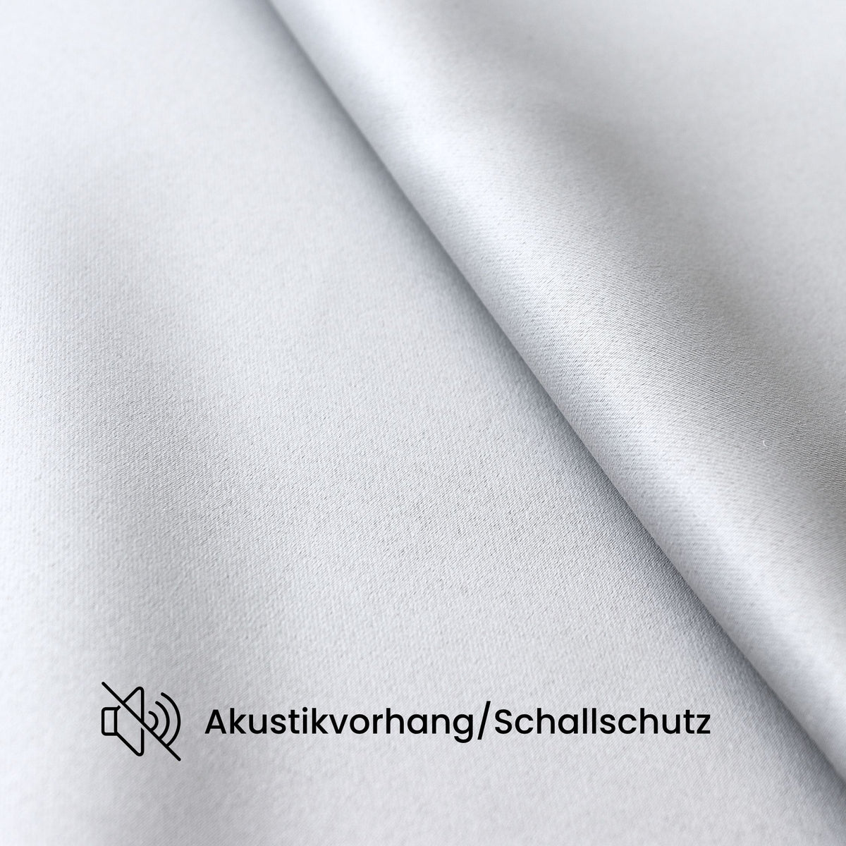 Verdunkelungsvorhang "Akustikvorhang" zartgrau Viktoria