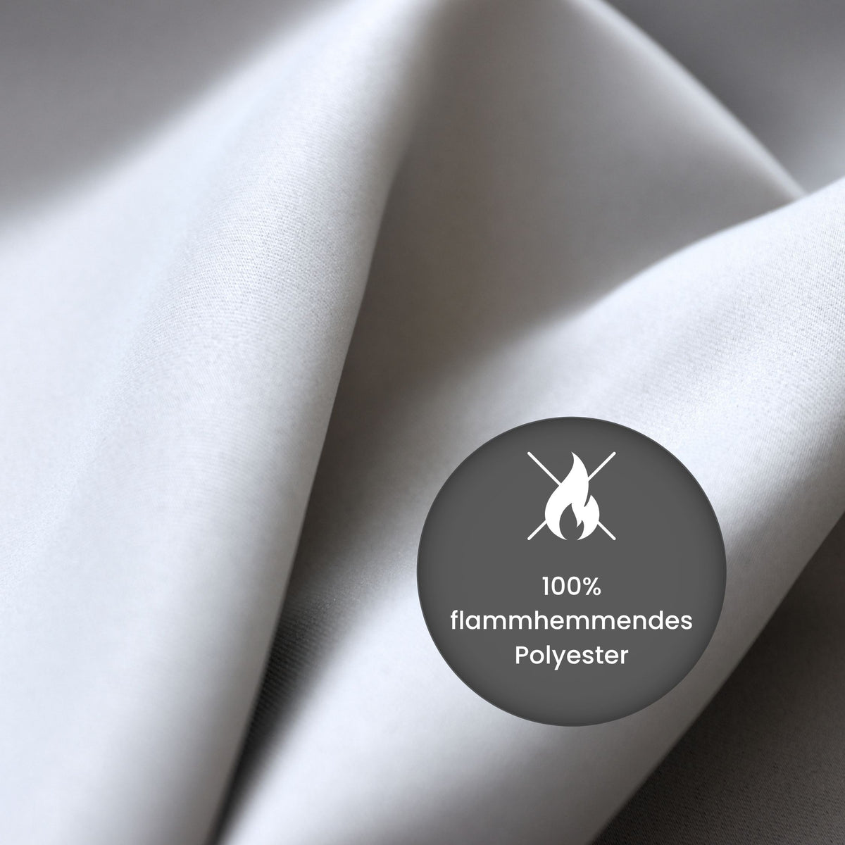 Verdunkelungsvorhang "Akustikvorhang" zartgrau Viktoria