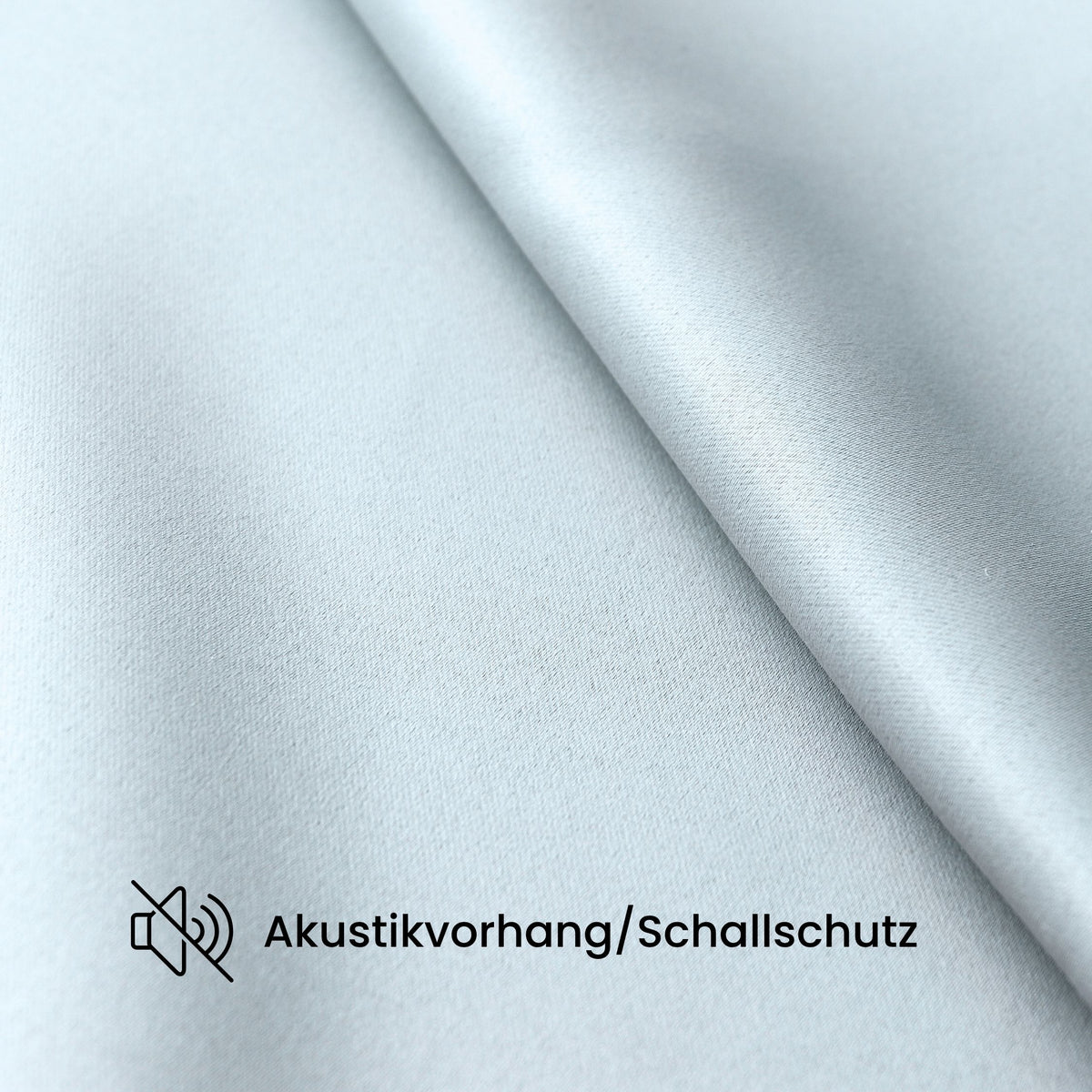 Verdunkelungsvorhang "Akustikvorhang" zarttürkis Viktoria