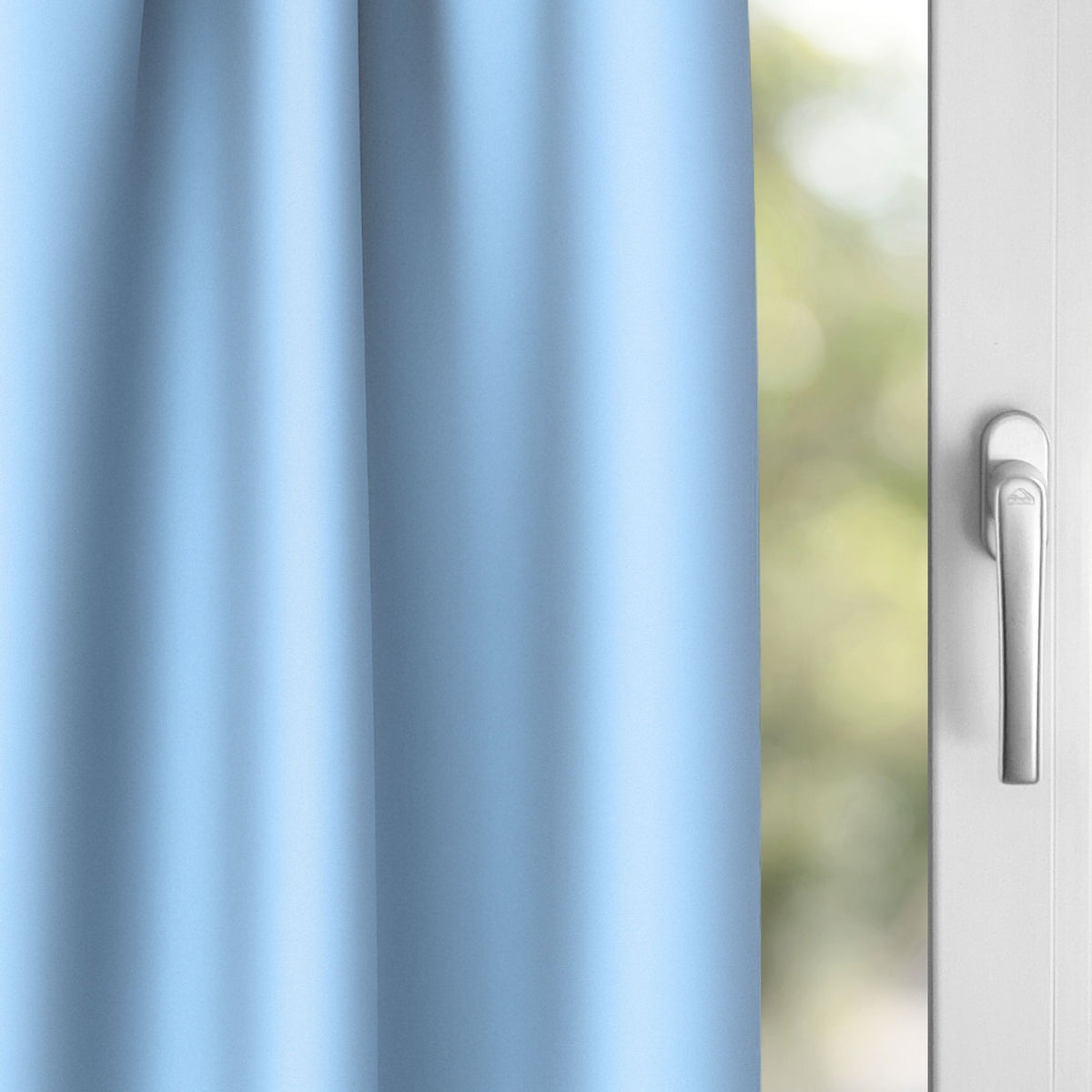 Verdunkelungsvorhang "Akustikvorhang" hellblau Viktoria