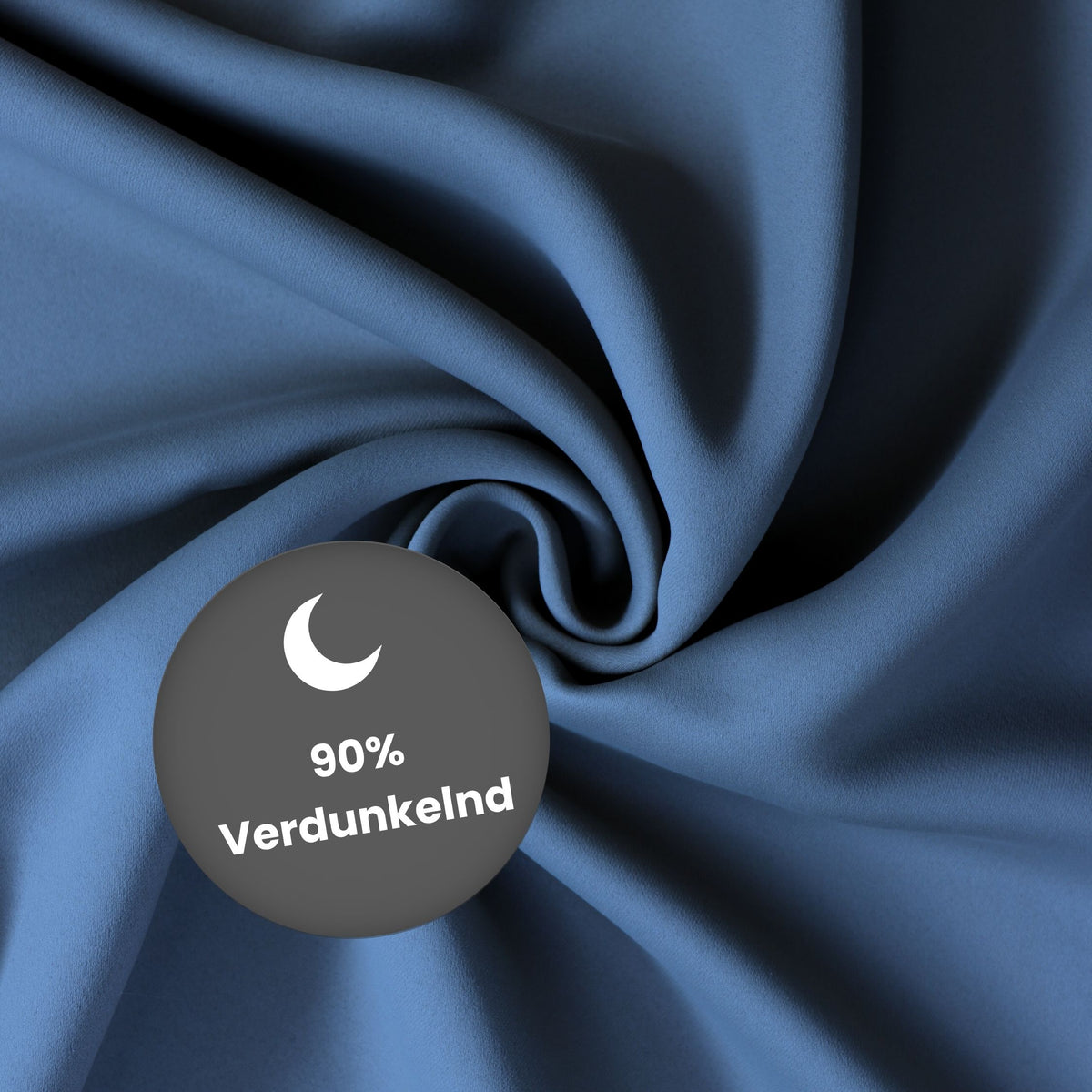 Verdunkelungsvorhang "Akustikvorhang" marineblau Viktoria