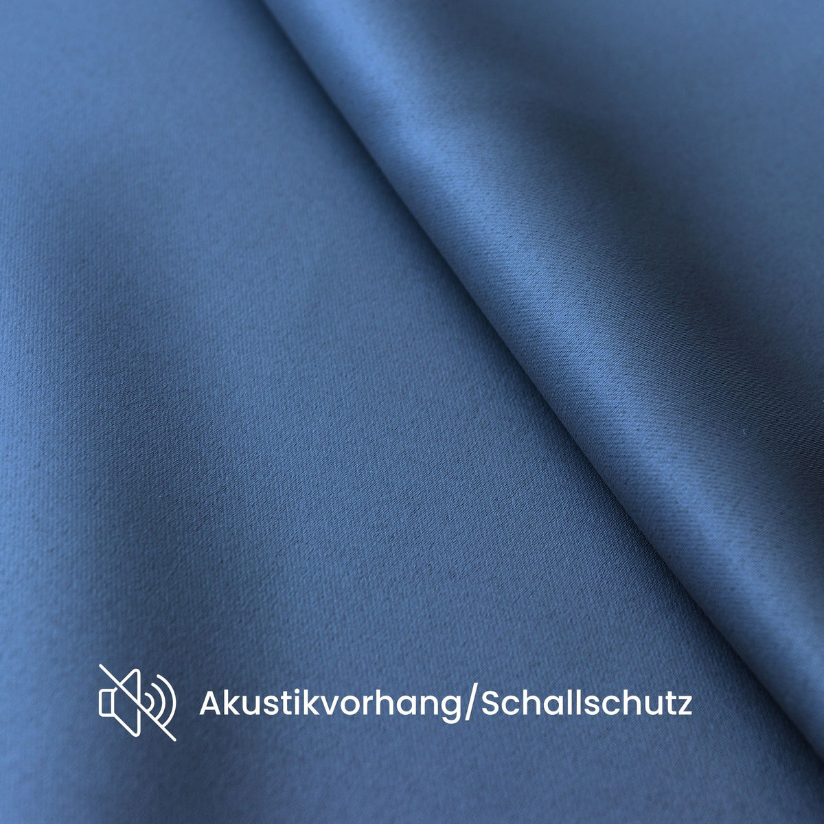 Verdunkelungsvorhang "Akustikvorhang" marineblau Viktoria