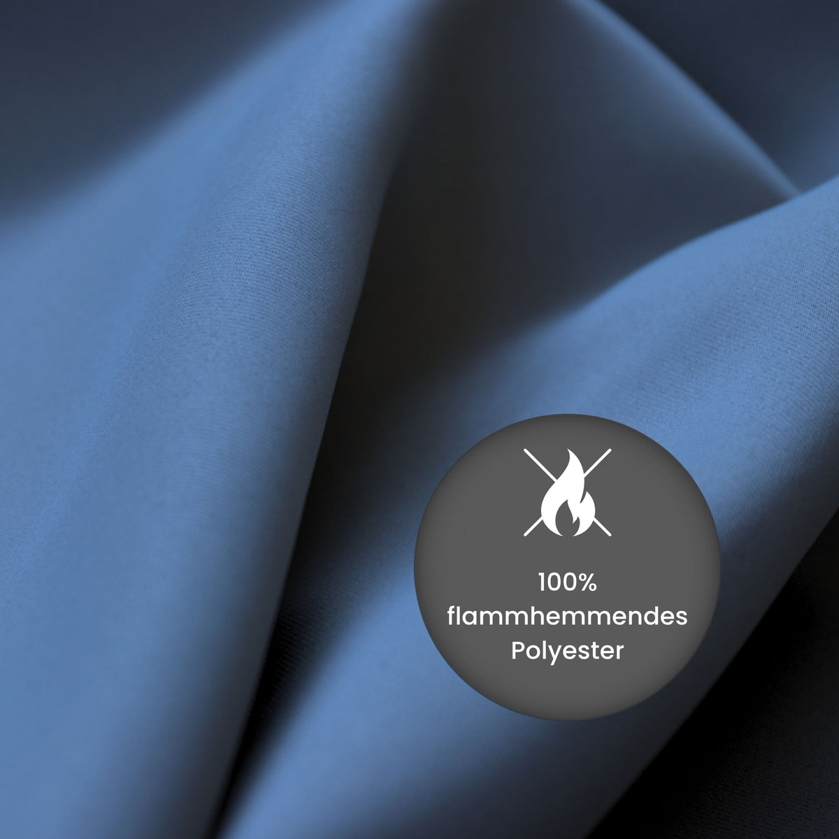 Verdunkelungsvorhang "Akustikvorhang" marineblau Viktoria