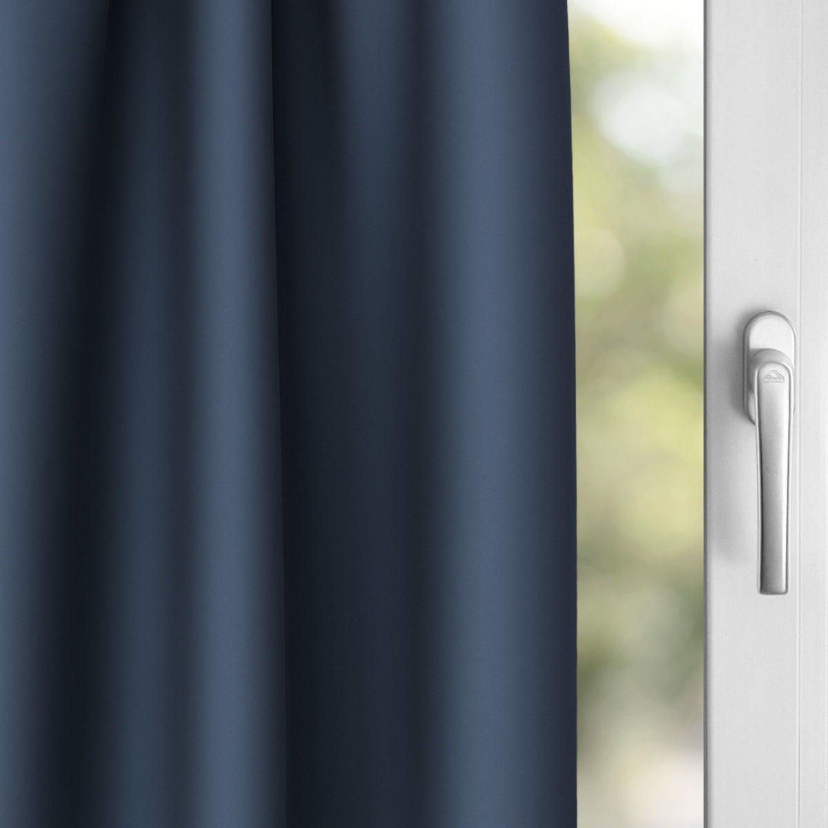 Verdunkelungsvorhang "Akustikvorhang" nachtblau Viktoria