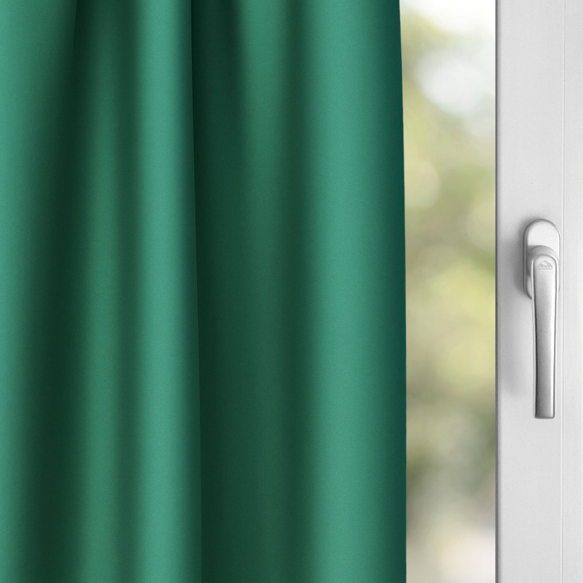 Verdunkelungsvorhang "Akustikvorhang" flaschengrün Viktoria