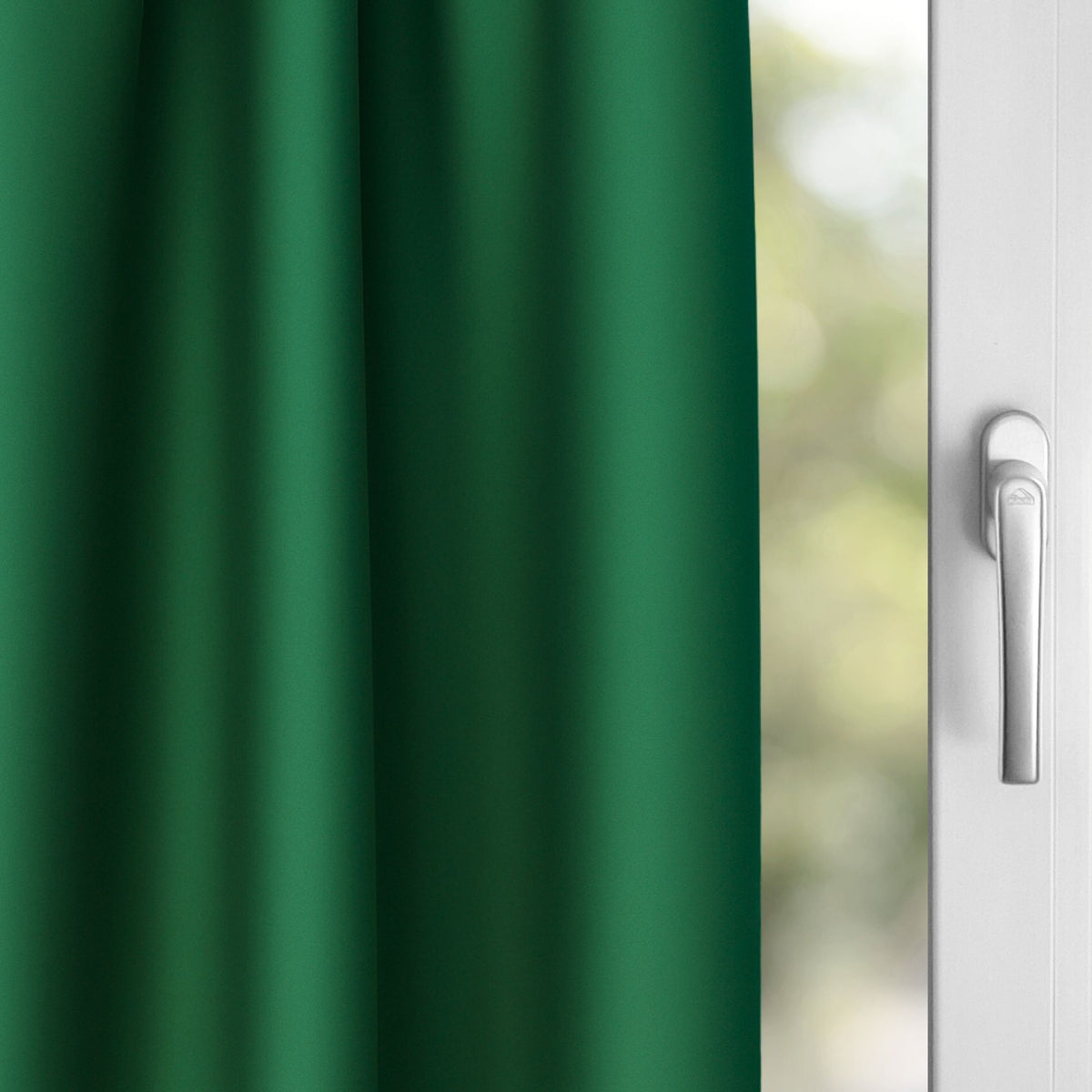 Verdunkelungsvorhang "Akustikvorhang" dunkelgrün Viktoria