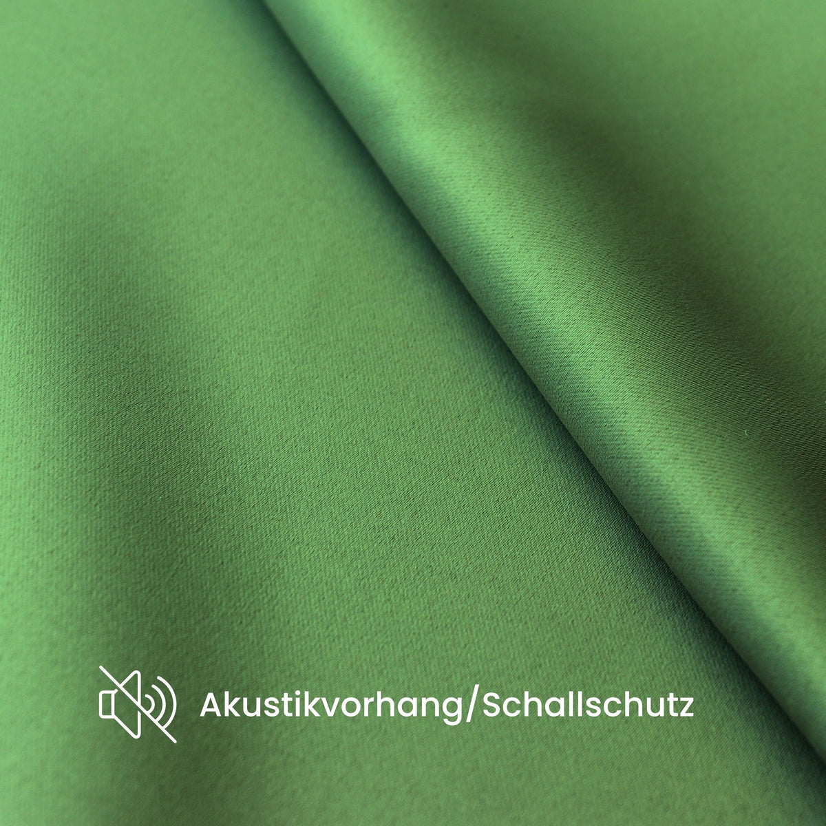 Verdunkelungsvorhang "Akustikvorhang" moosgrün Viktoria