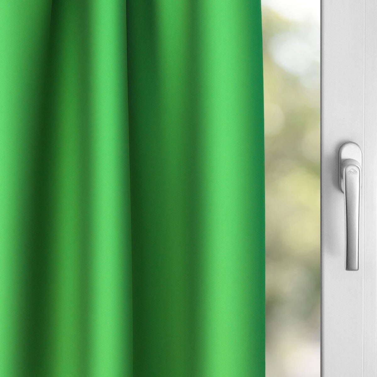 Verdunkelungsvorhang "Akustikvorhang" leuchtend grün Viktoria