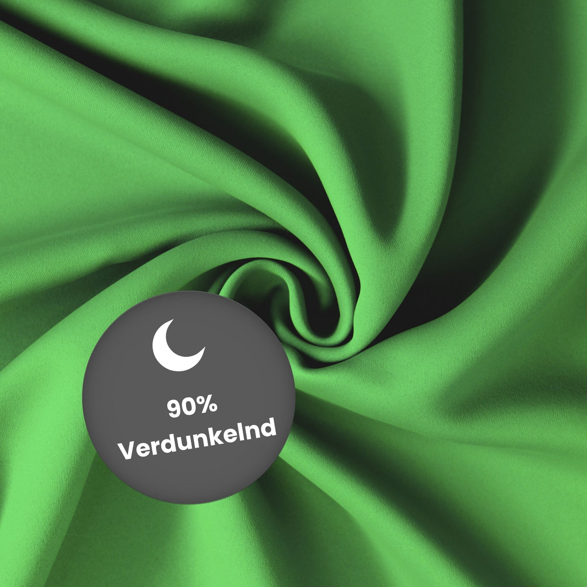 Verdunkelungsvorhang "Akustikvorhang" leuchtend grün Viktoria