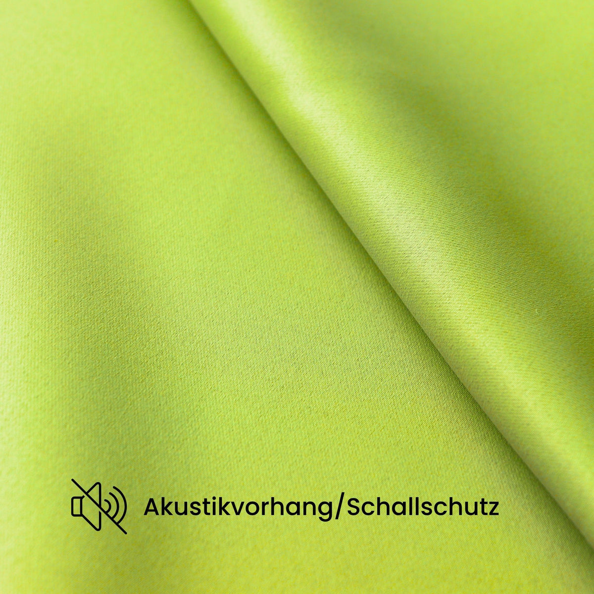 Verdunkelungsvorhang "Akustikvorhang" hellgrün Viktoria