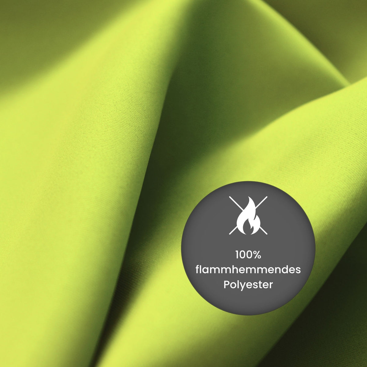 Verdunkelungsvorhang "Akustikvorhang" hellgrün Viktoria