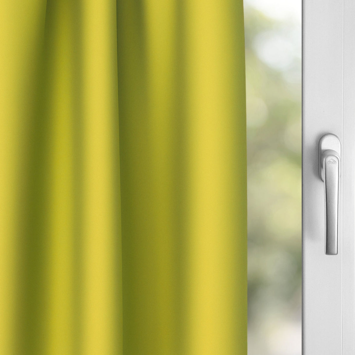 Verdunkelungsvorhang "Akustikvorhang" senfgelb Viktoria