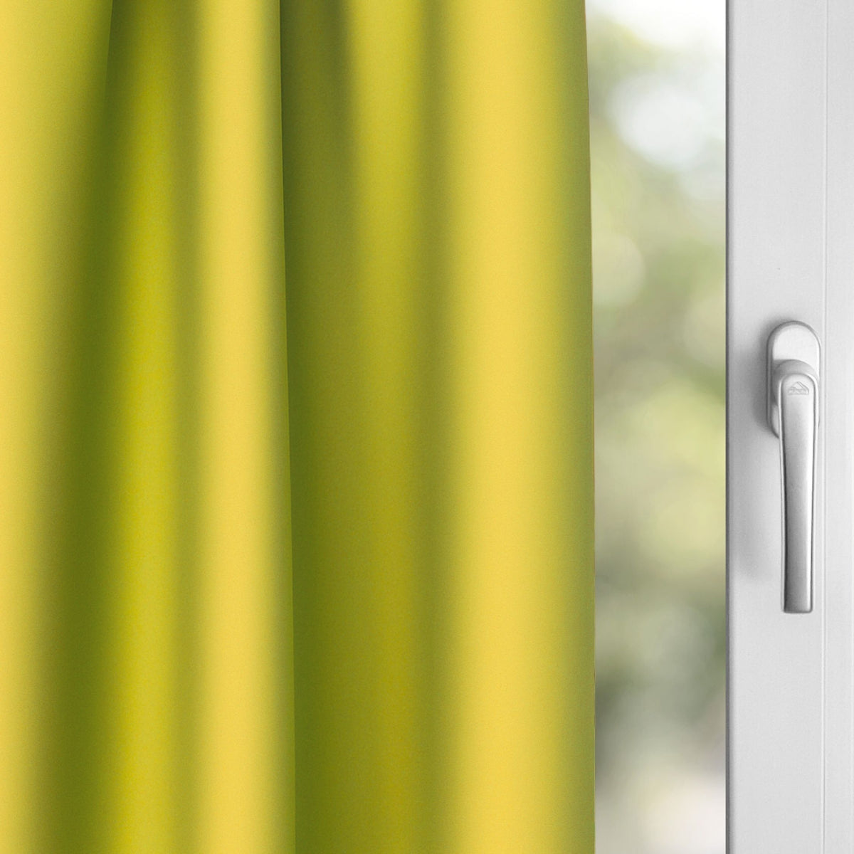 Verdunkelungsvorhang "Akustikvorhang" gelb Viktoria