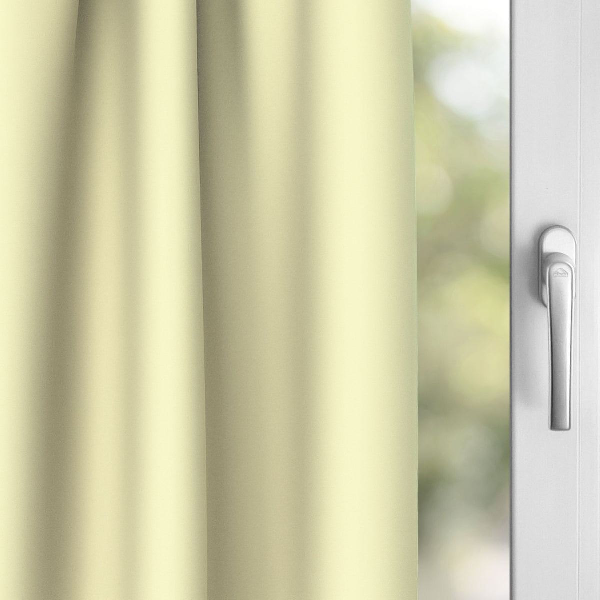 Verdunkelungsvorhang "Akustikvorhang" hellgelb Viktoria