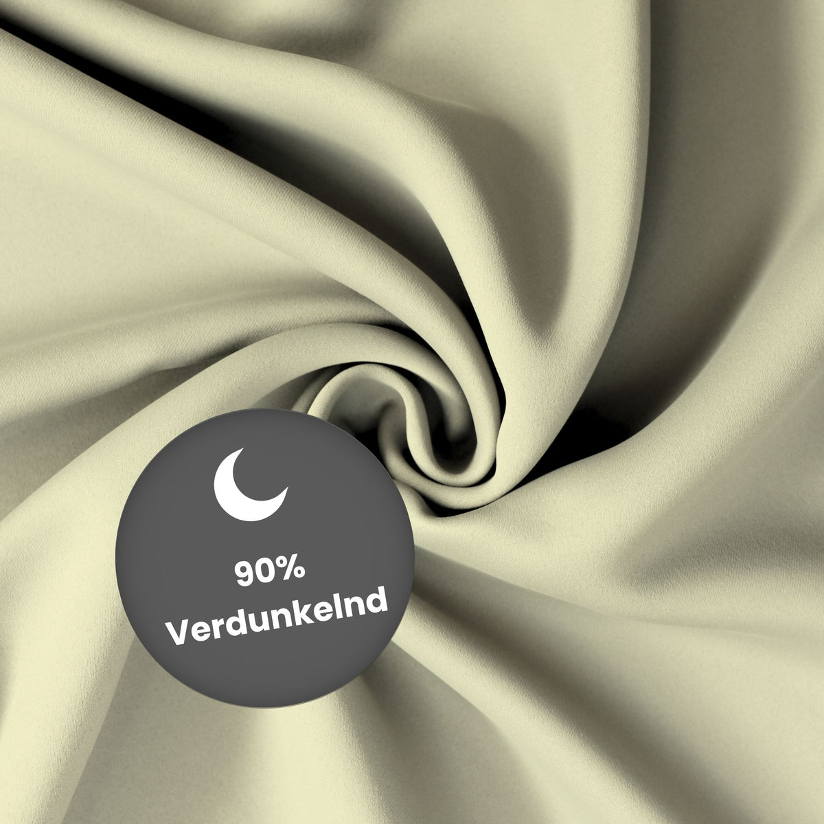 Verdunkelungsvorhang "Akustikvorhang" hellgelb Viktoria