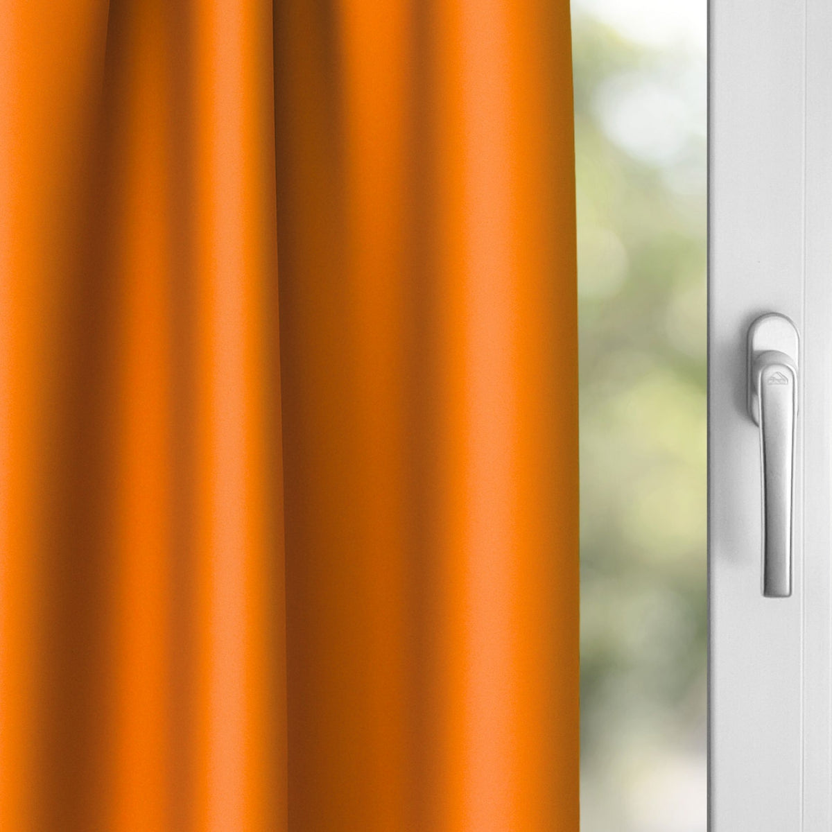 Verdunkelungsvorhang "Akustikvorhang" orange Viktoria