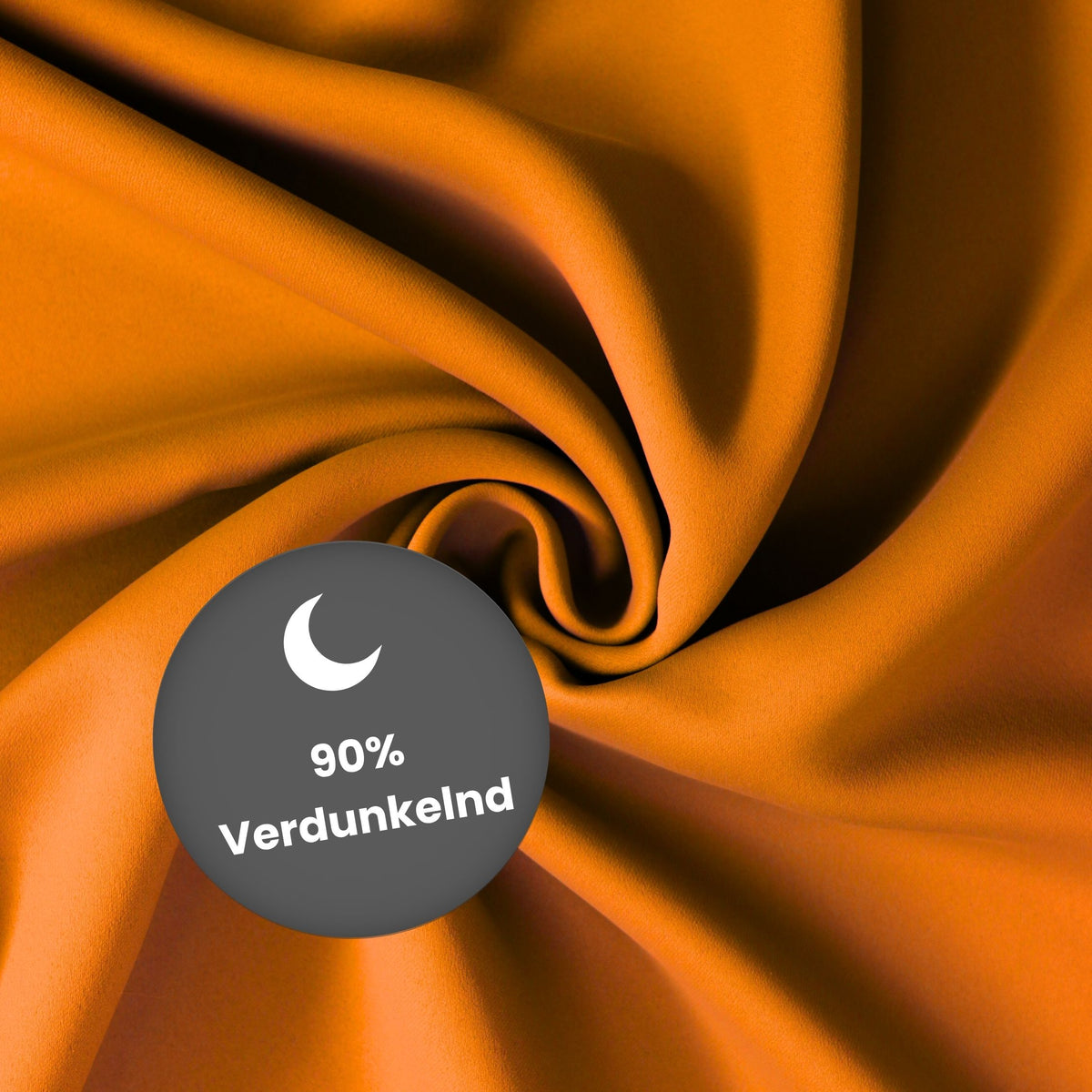 Verdunkelungsvorhang "Akustikvorhang" orange Viktoria