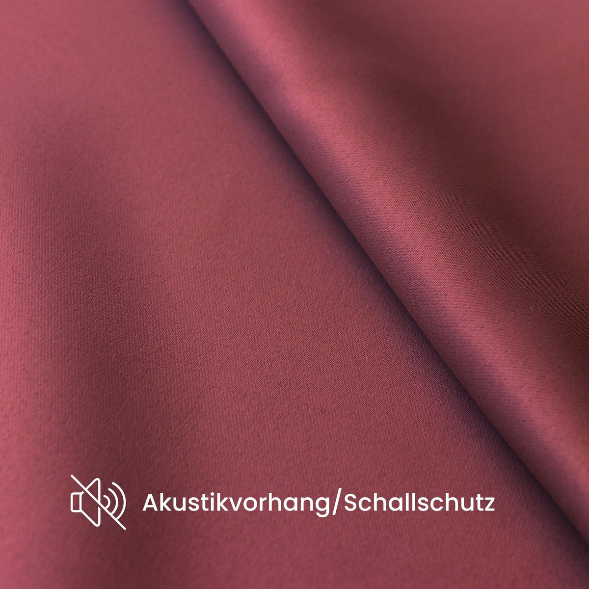 Verdunkelungsvorhang "Akustikvorhang" beere Viktoria