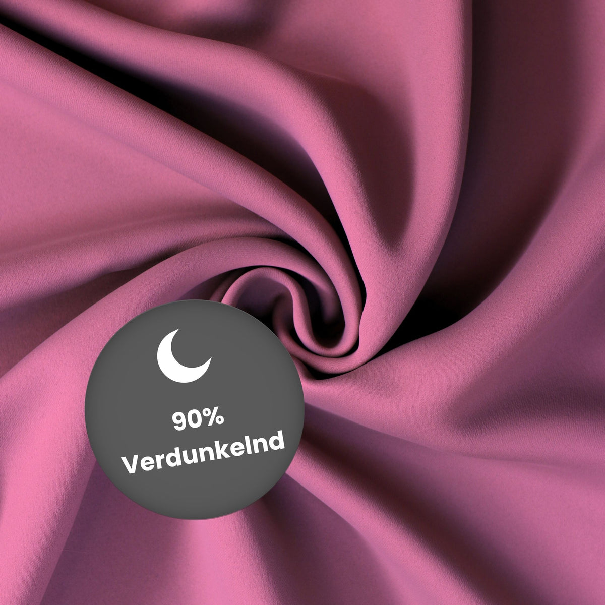 Verdunkelungsvorhang "Akustikvorhang" fuchsia Viktoria