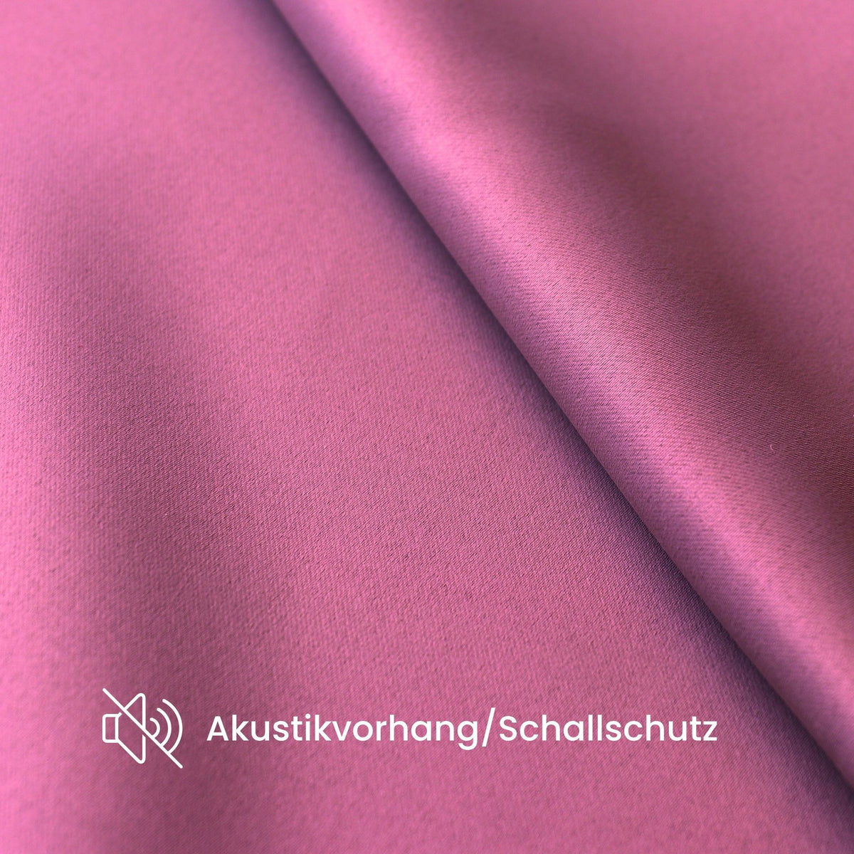 Verdunkelungsvorhang "Akustikvorhang" fuchsia Viktoria