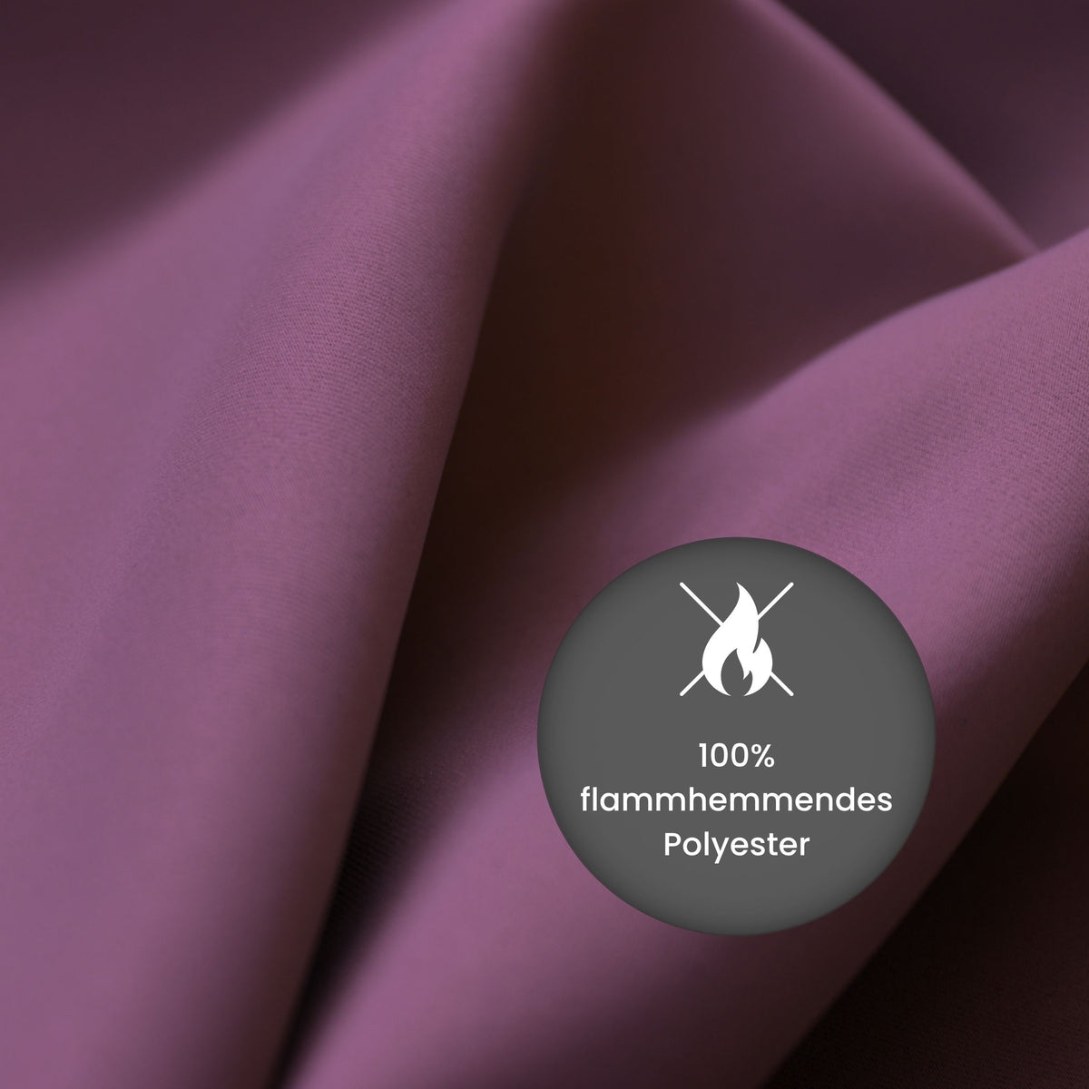 Verdunkelungsvorhang "Akustikvorhang" violett Viktoria