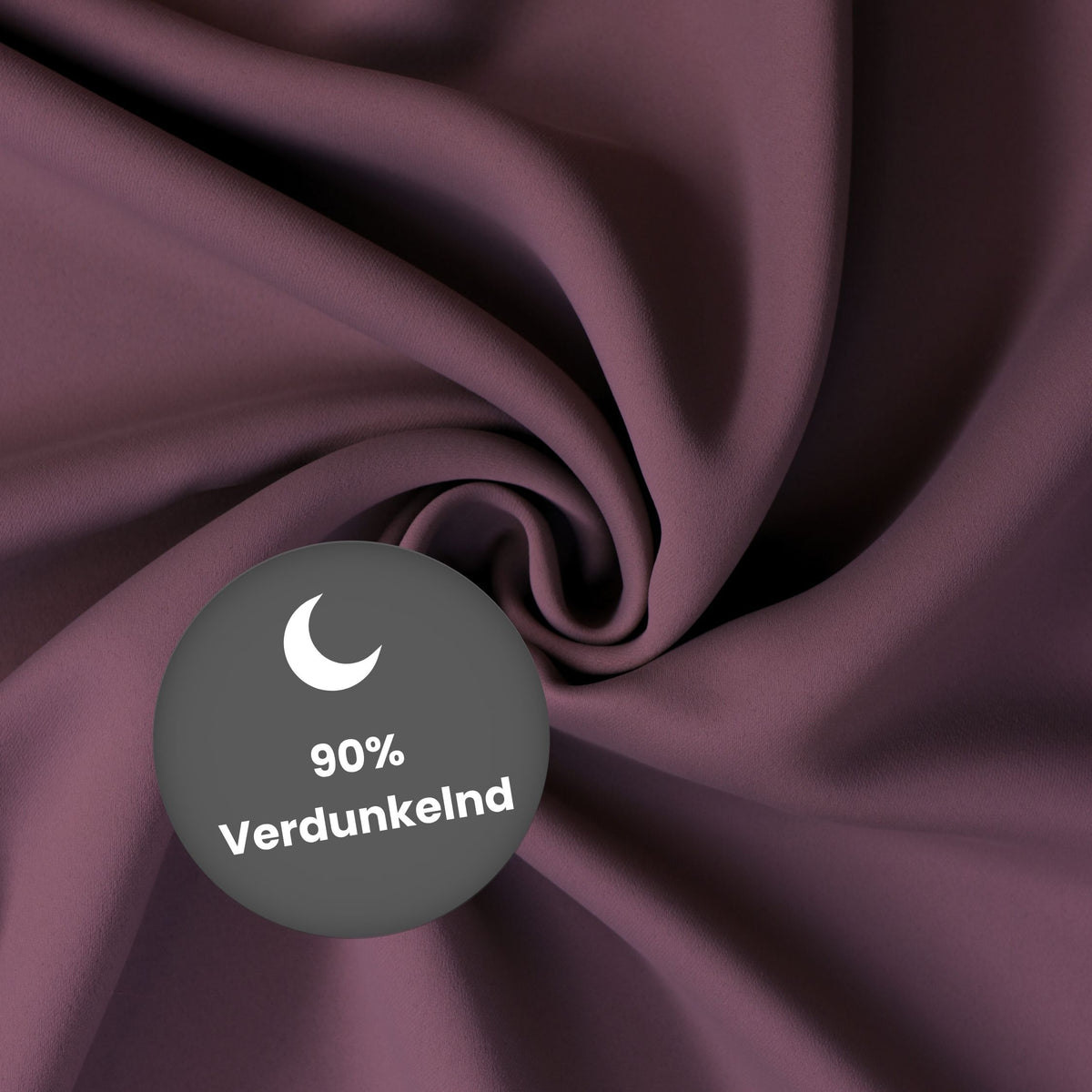 Verdunkelungsvorhang "Akustikvorhang" dunkelviolett Viktoria