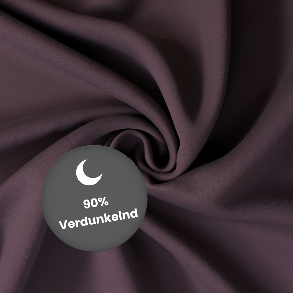 Verdunkelungsvorhang "Akustikvorhang" aubergine Viktoria