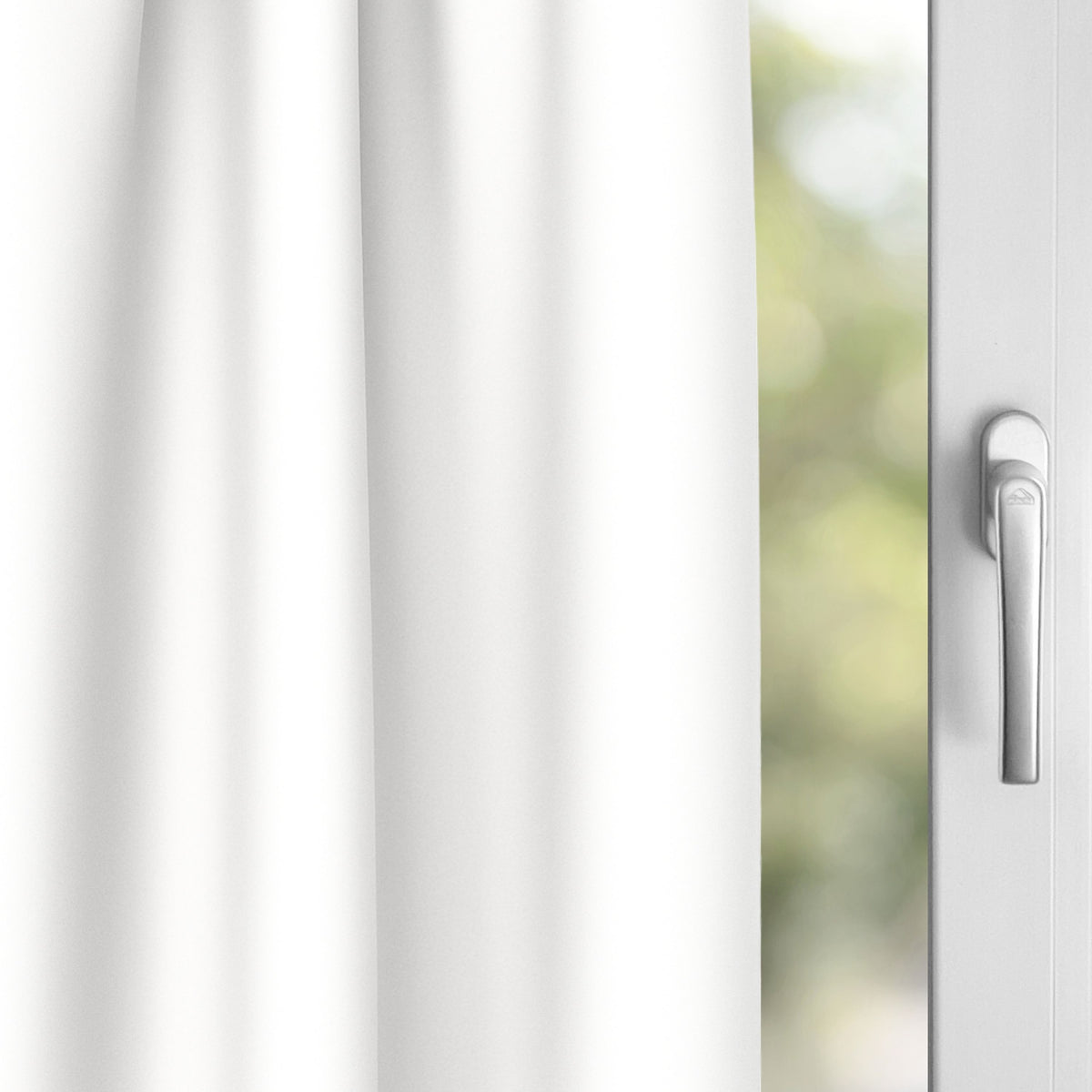 Verdunkelungsvorhang "100% Blackout, Akustikvorhang" weiss grau Matteo