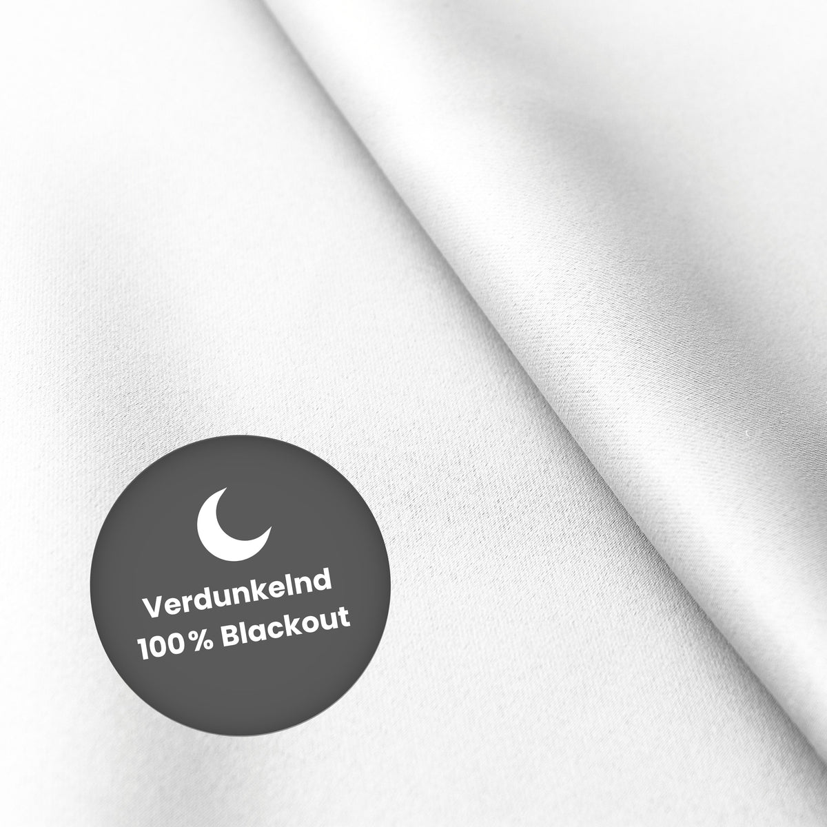 Verdunkelungsvorhang "100% Blackout, Akustikvorhang" weiss grau Matteo