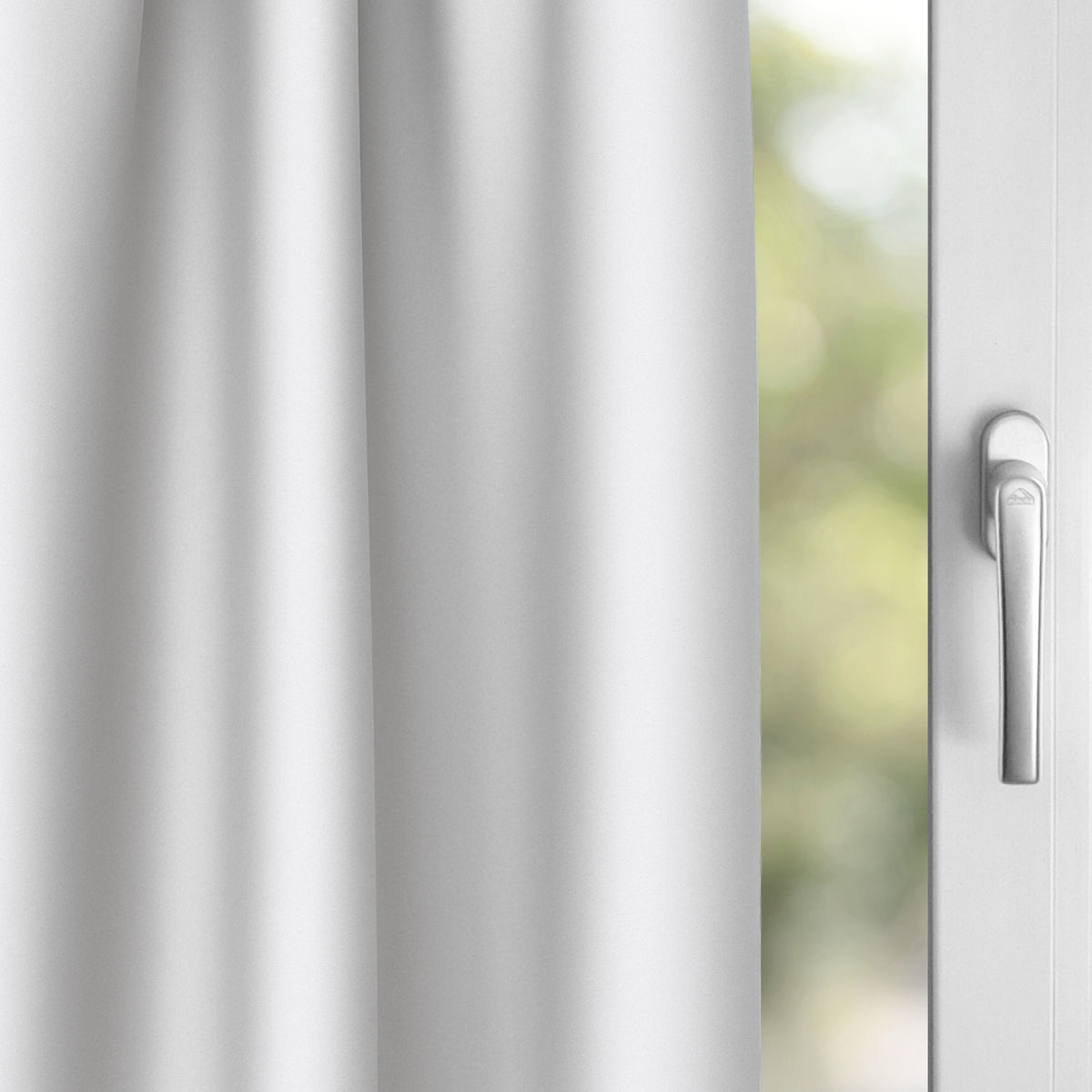 Verdunkelungsvorhang "100% Blackout, Akustikvorhang" hellgrau Matteo