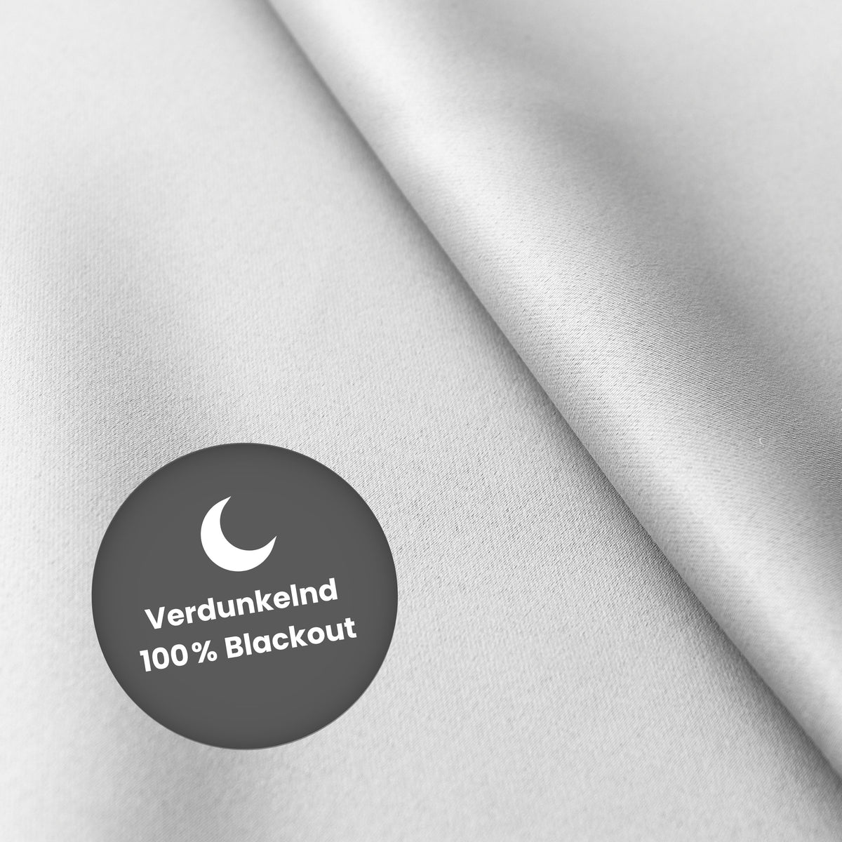 Verdunkelungsvorhang "100% Blackout, Akustikvorhang" hellgrau Matteo