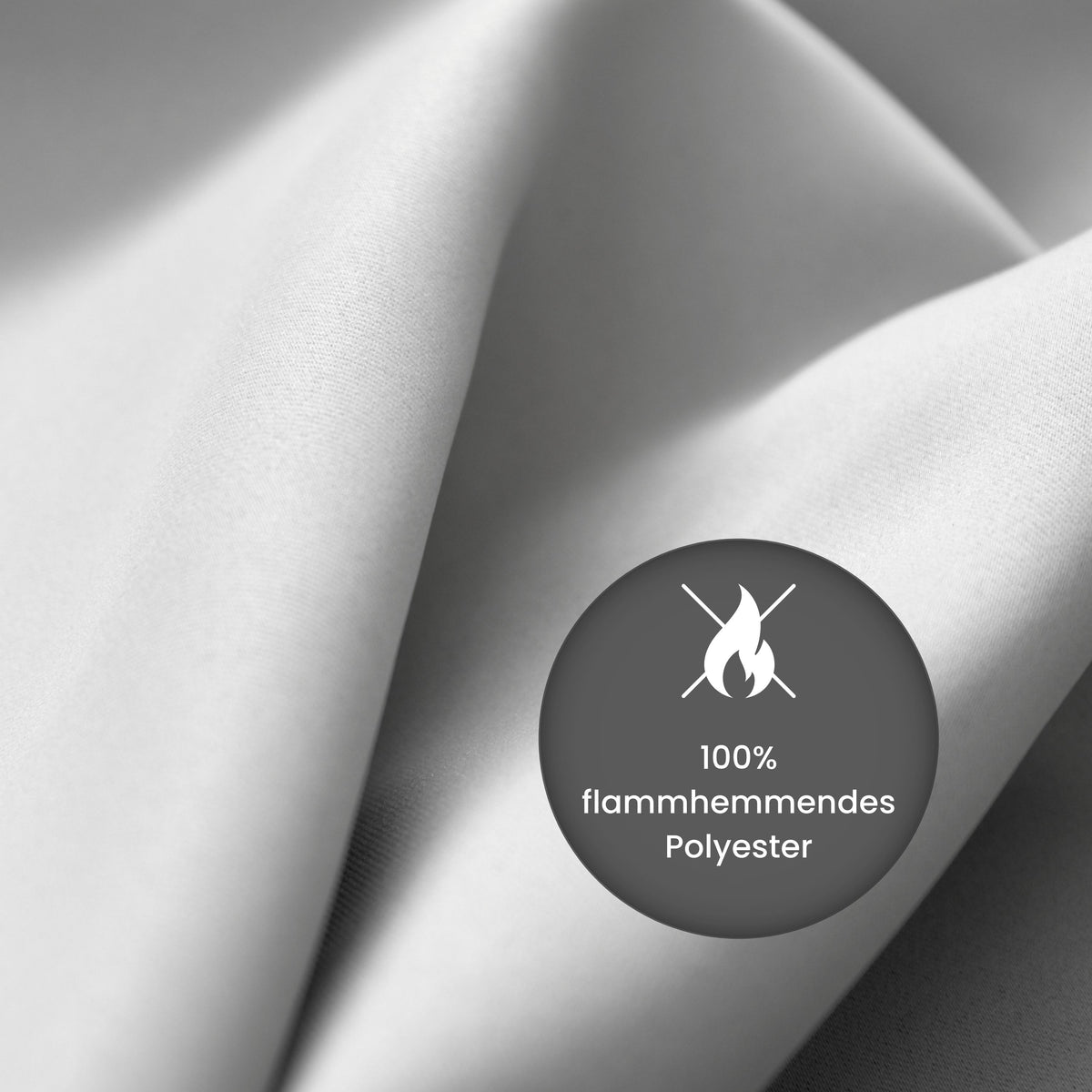 Verdunkelungsvorhang "100% Blackout, Akustikvorhang" hellgrau Matteo