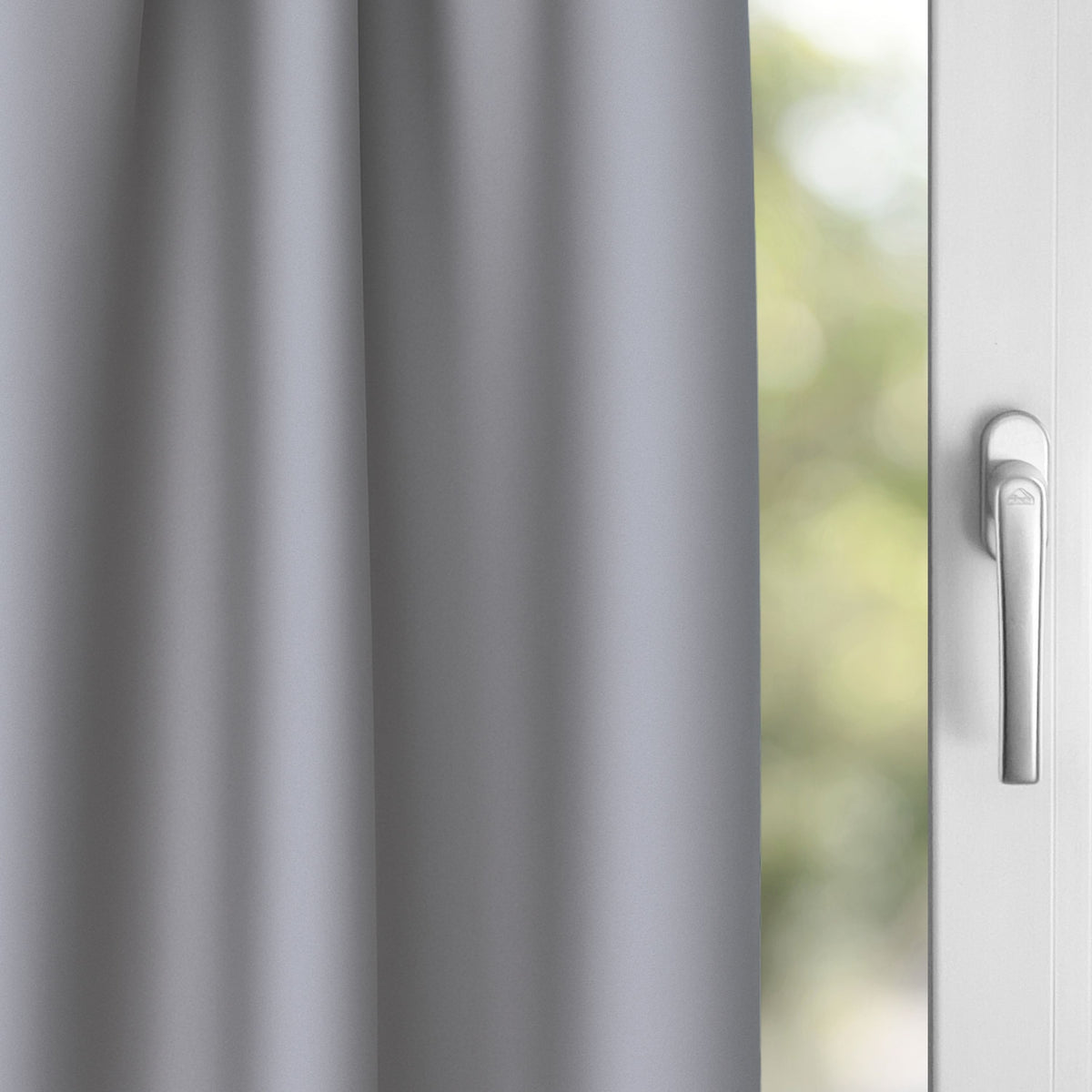 Verdunkelungsvorhang "100% Blackout, Akustikvorhang" steingrau Matteo