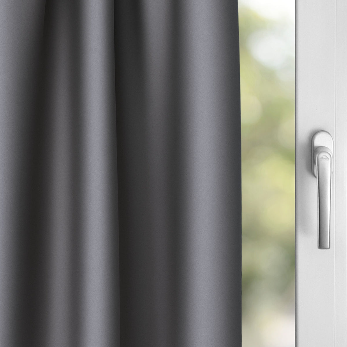 Verdunkelungsvorhang "100% Blackout, Akustikvorhang" anthrazit  Matteo