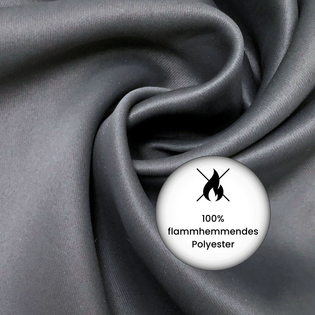 Verdunkelungsvorhang "100% Blackout, Akustikvorhang" anthrazit  Matteo