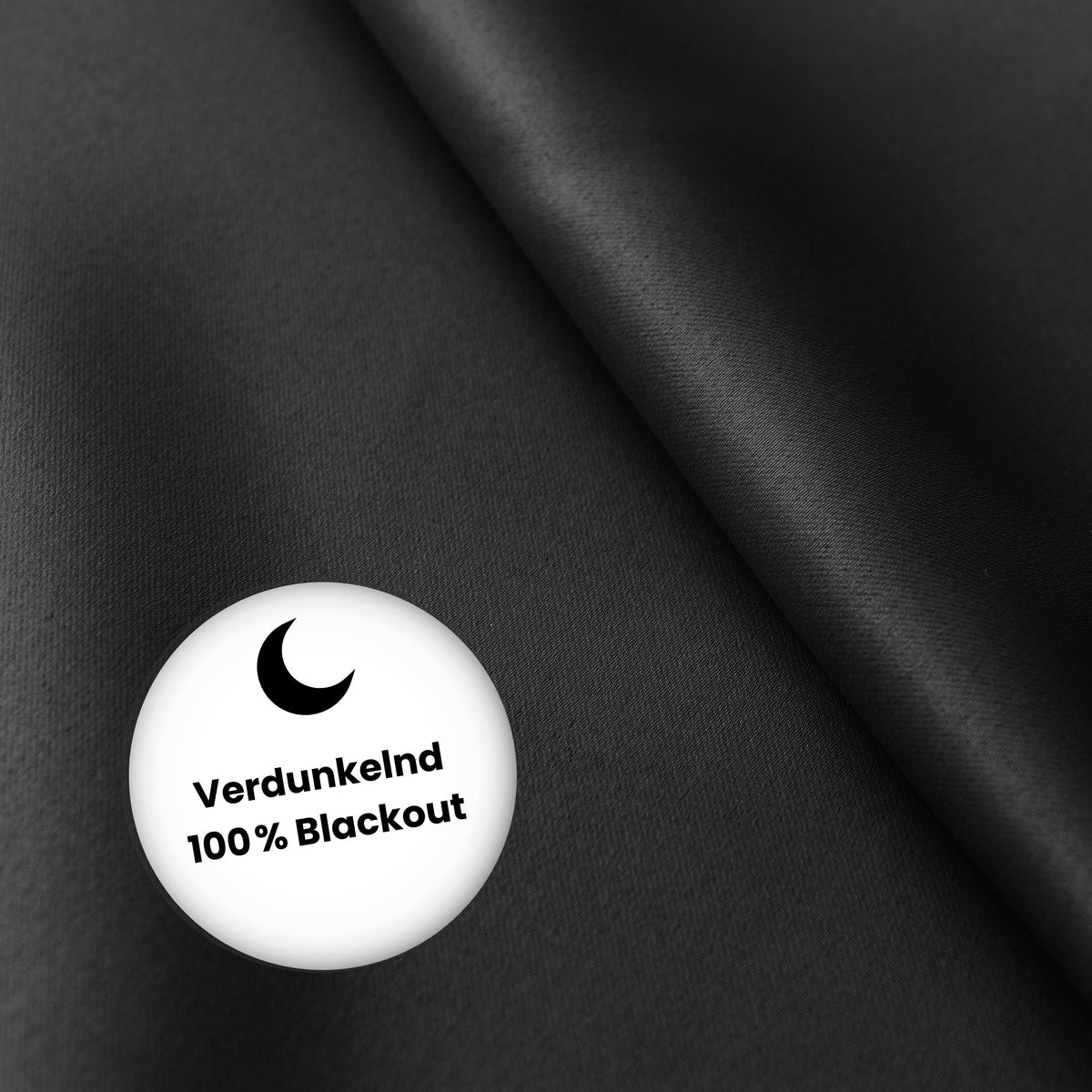 Verdunkelungsvorhang "100% Blackout, Akustikvorhang" graphit Matteo