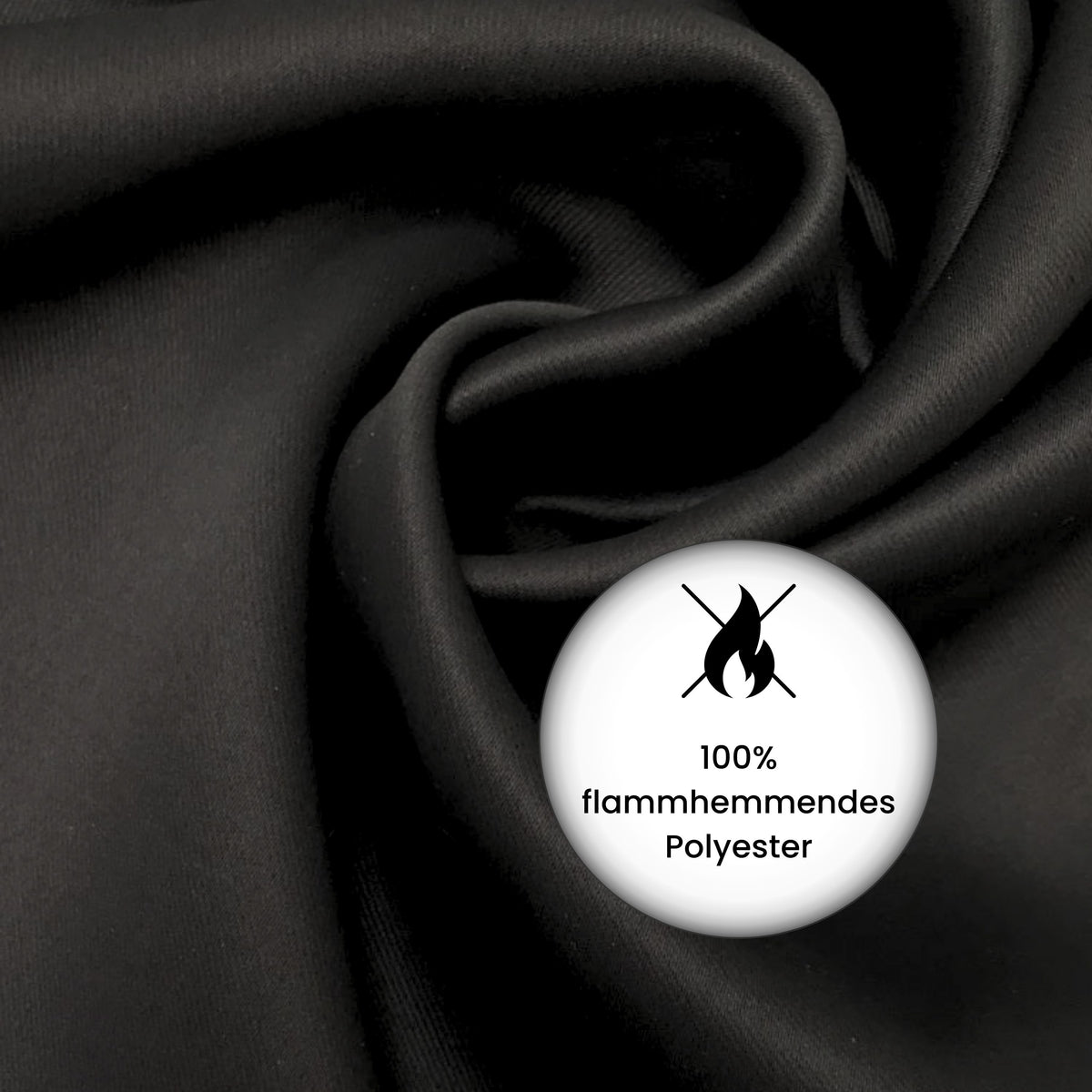 Verdunkelungsvorhang "100% Blackout, Akustikvorhang" graphit Matteo