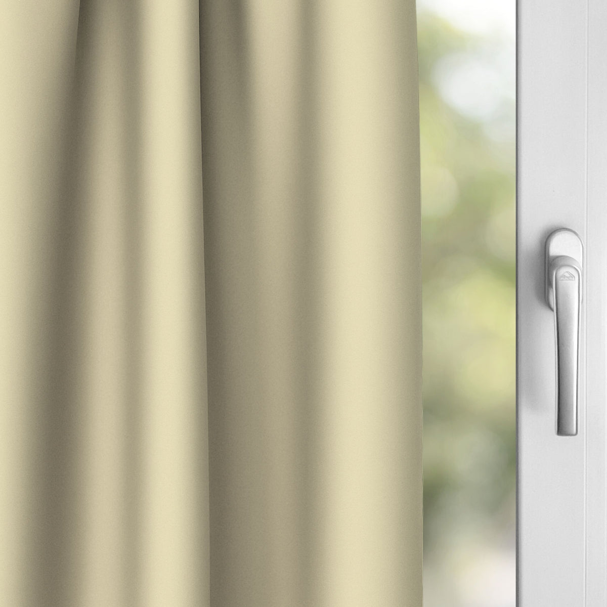 Verdunkelungsvorhang "100% Blackout, Akustikvorhang" hellbraun Matteo