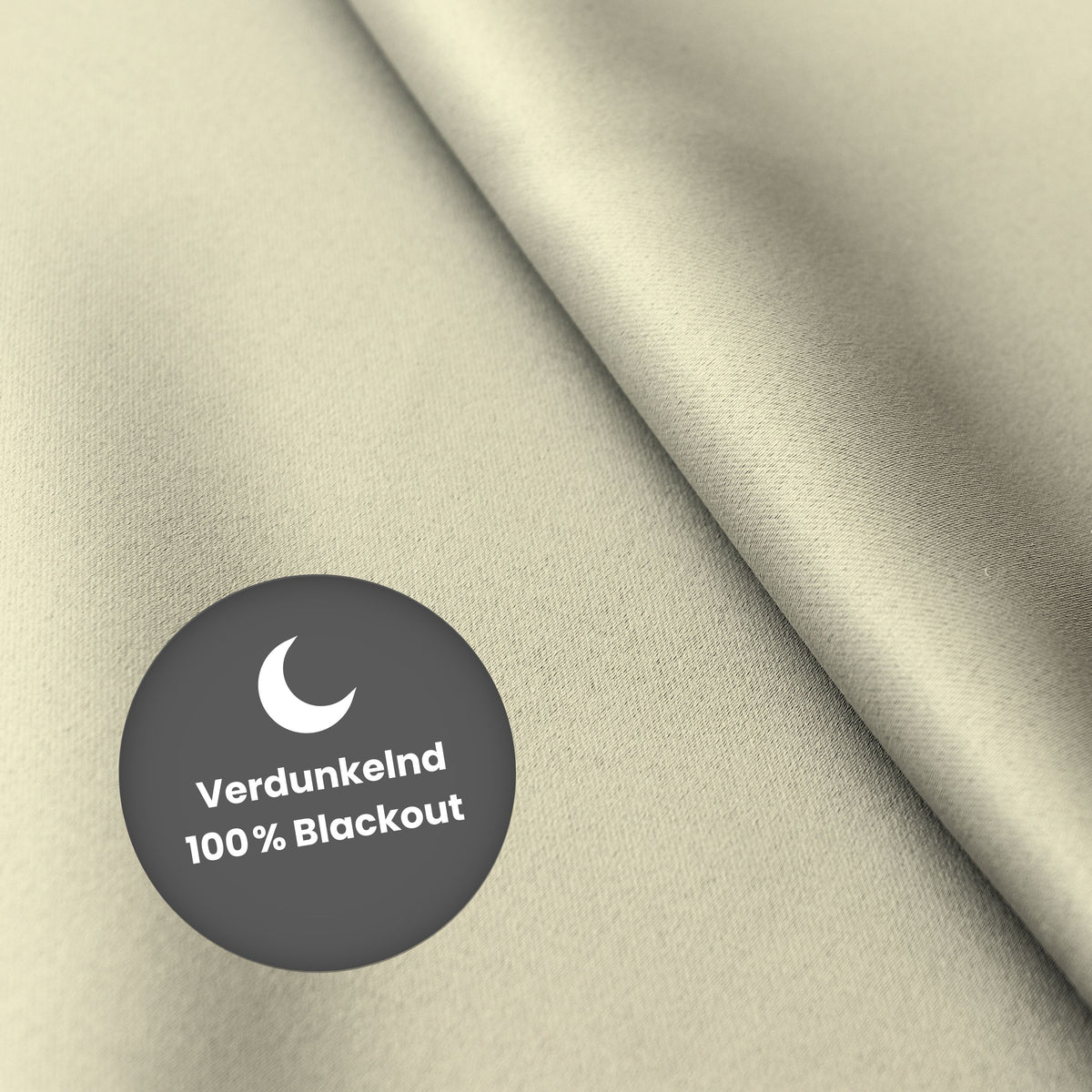 Verdunkelungsvorhang "100% Blackout, Akustikvorhang" hellbraun Matteo