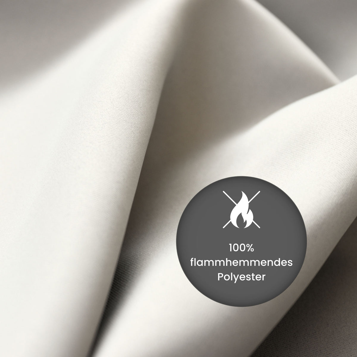 Verdunkelungsvorhang "100% Blackout, Akustikvorhang" beige grau Matteo