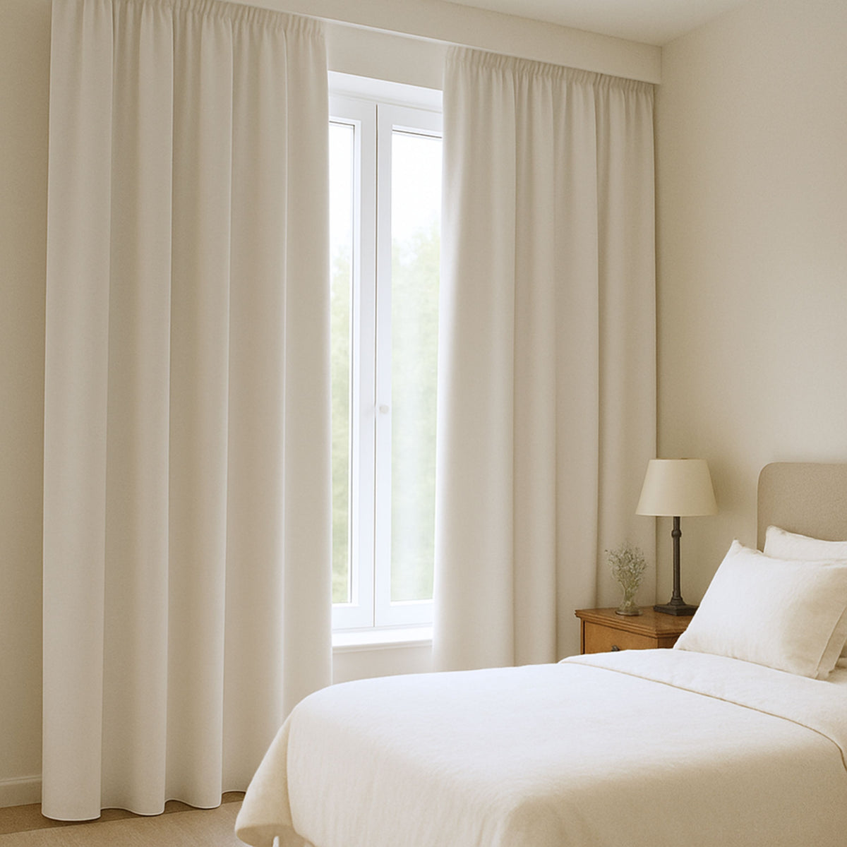 Verdunkelungsvorhang "100% Blackout, Akustikvorhang" beige grau Matteo