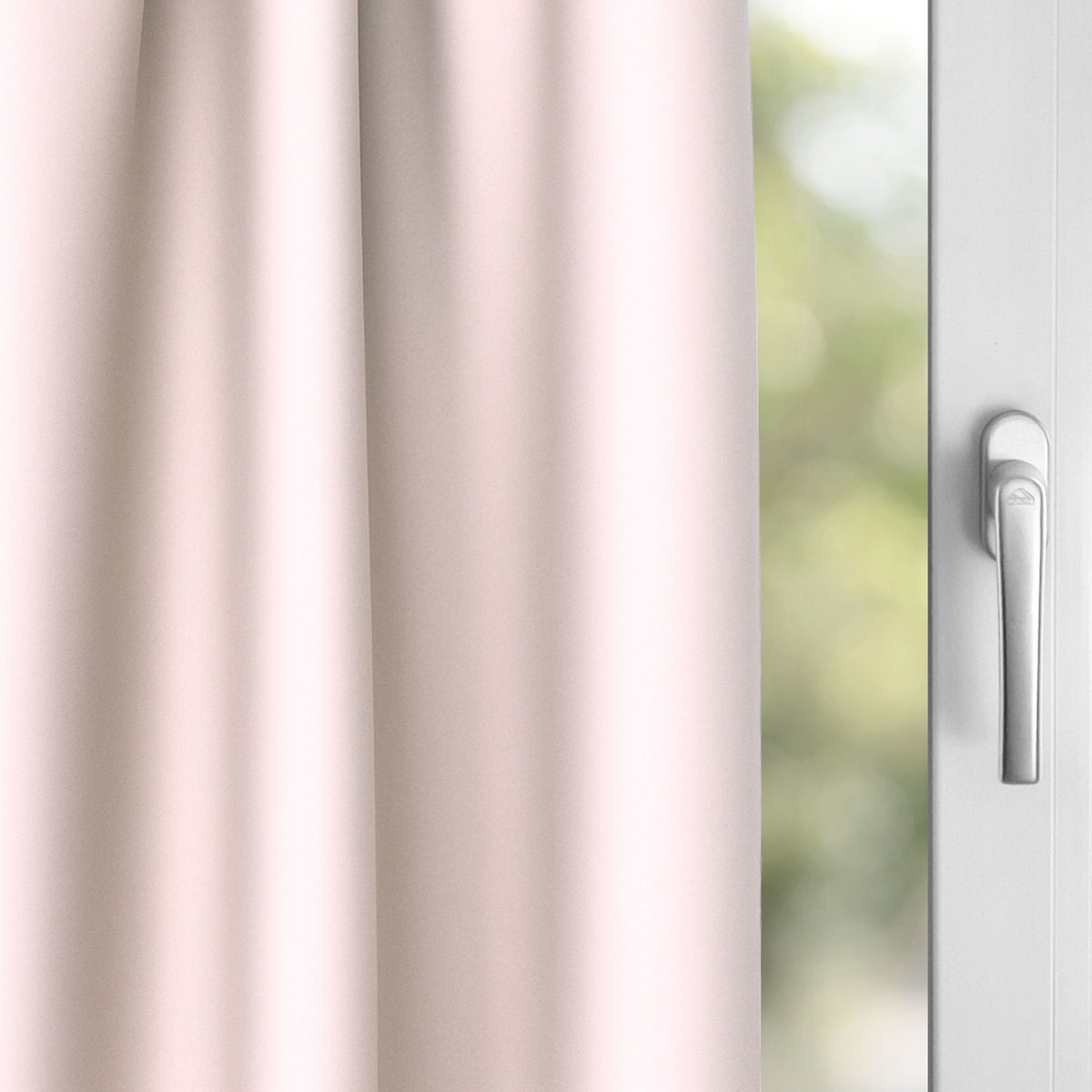 Verdunkelungsvorhang "100% Blackout, Akustikvorhang" zartrosa Matteo