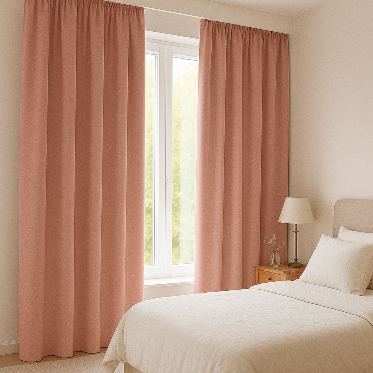Verdunkelungsvorhang "100% Blackout, Akustikvorhang" altrosa Matteo