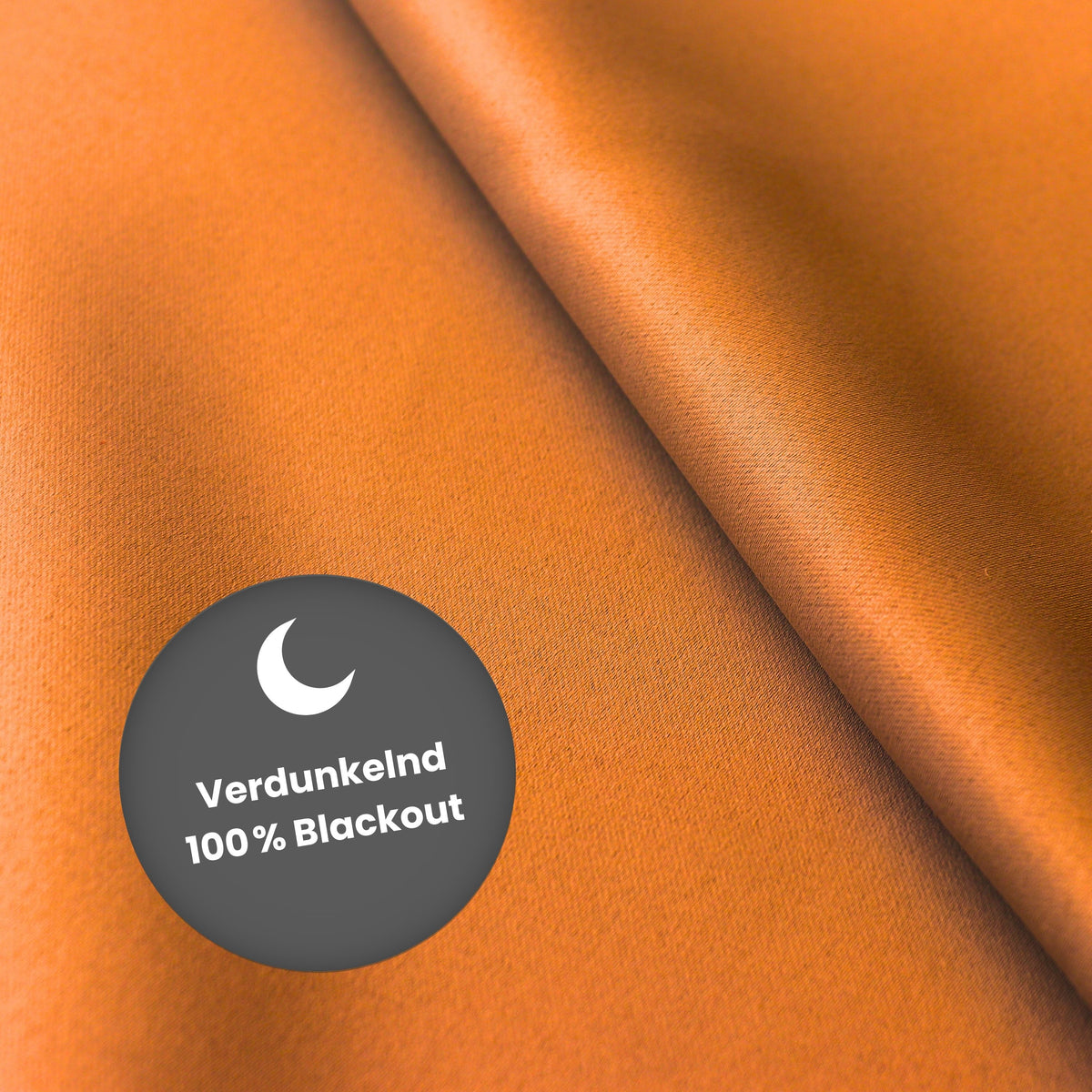 Verdunkelungsvorhang "100% Blackout, Akustikvorhang" orange Matteo