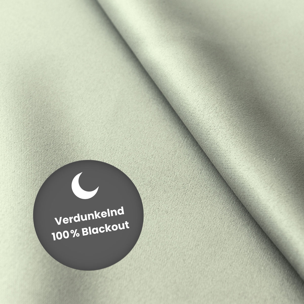 Verdunkelungsvorhang "100% Blackout, Akustikvorhang" militarygrün Matteo
